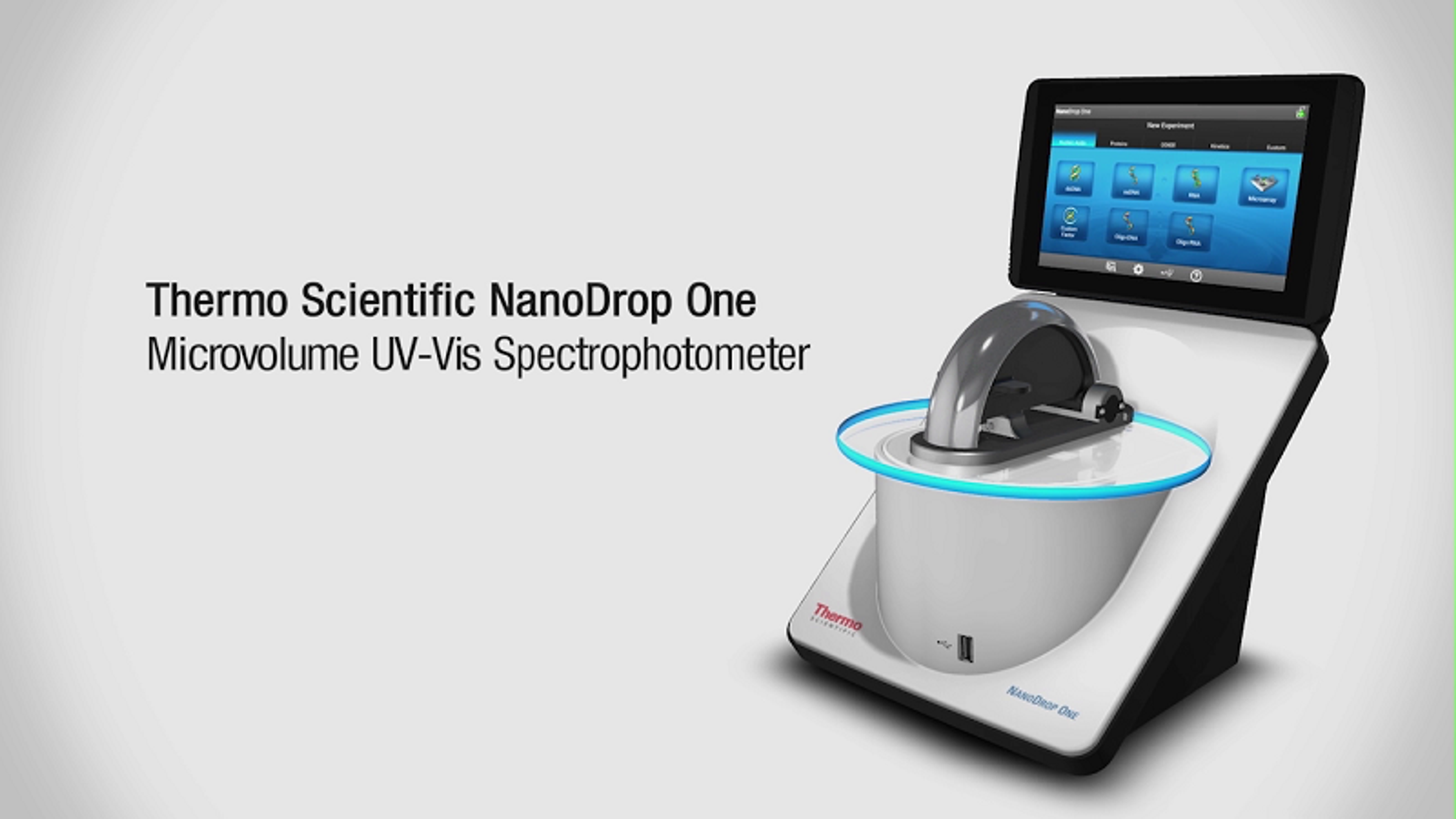 Discover the NanoDrop One from Thermo Scientific Discover the NanoDrop One from Thermo Scientific