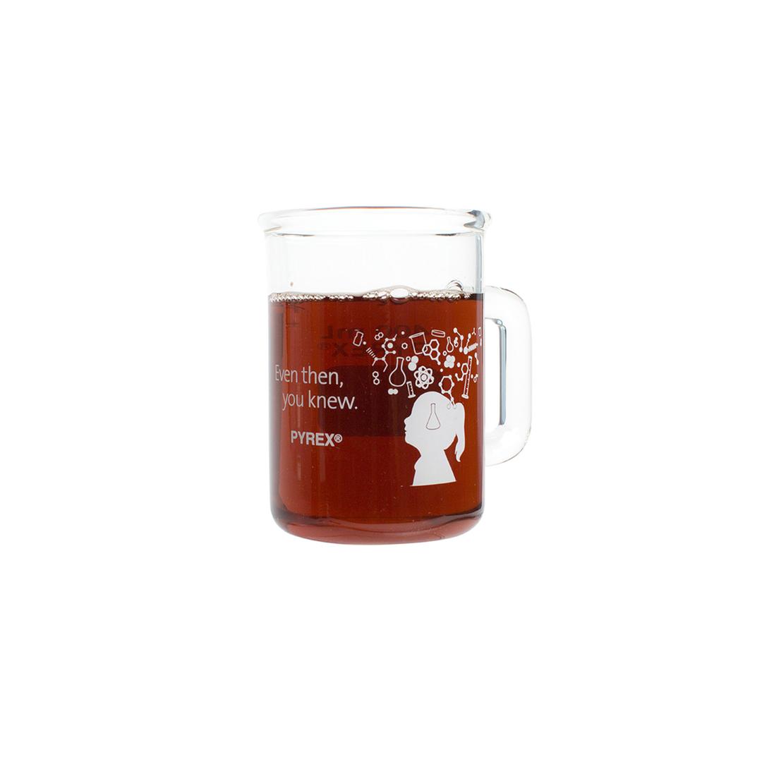 PYREX® Beaker Mug - Even Then, You Knew - Girl - Corning Life Sciences - General Lab