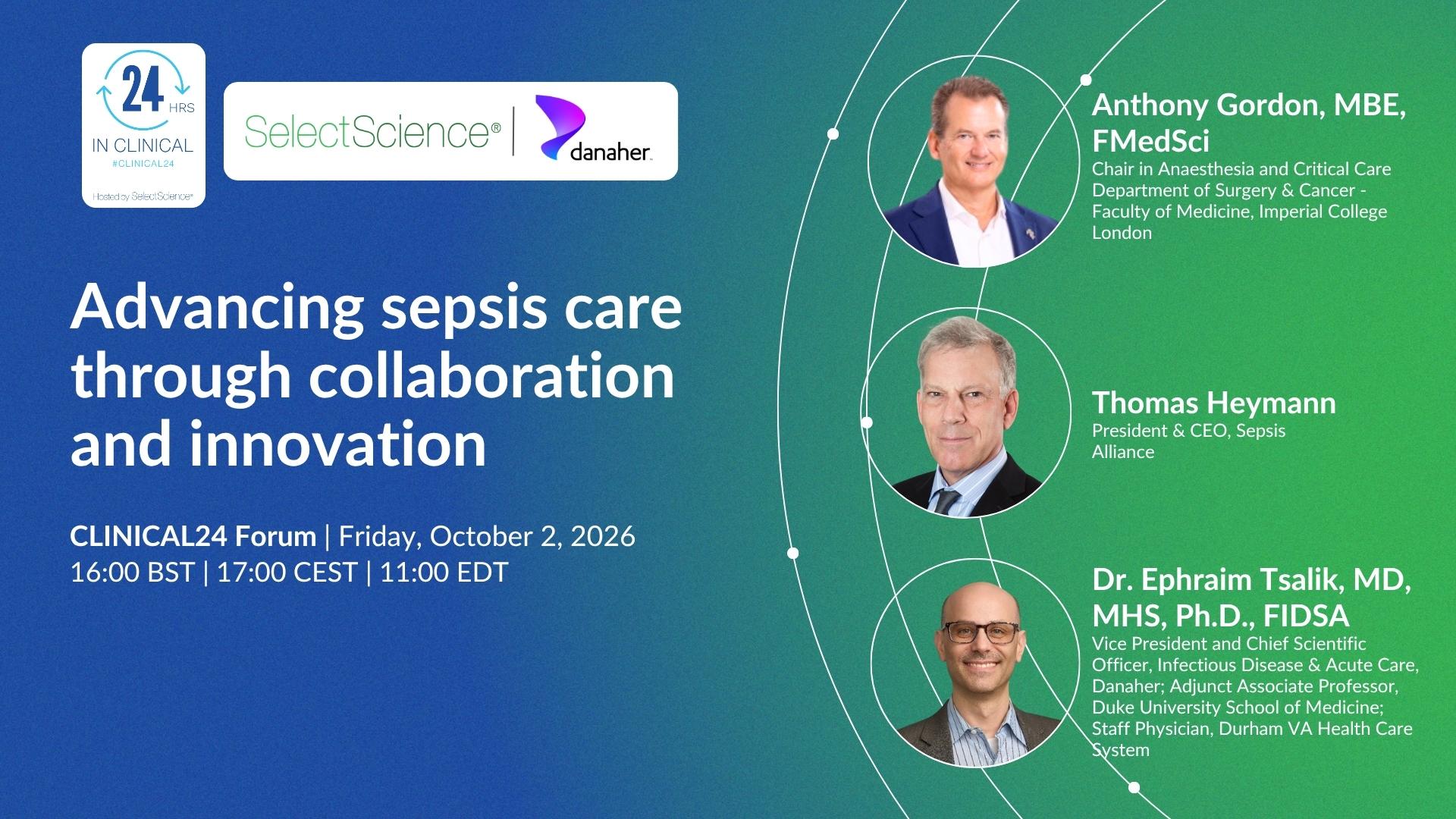 Advancing sepsis care through collaboration  and innovation