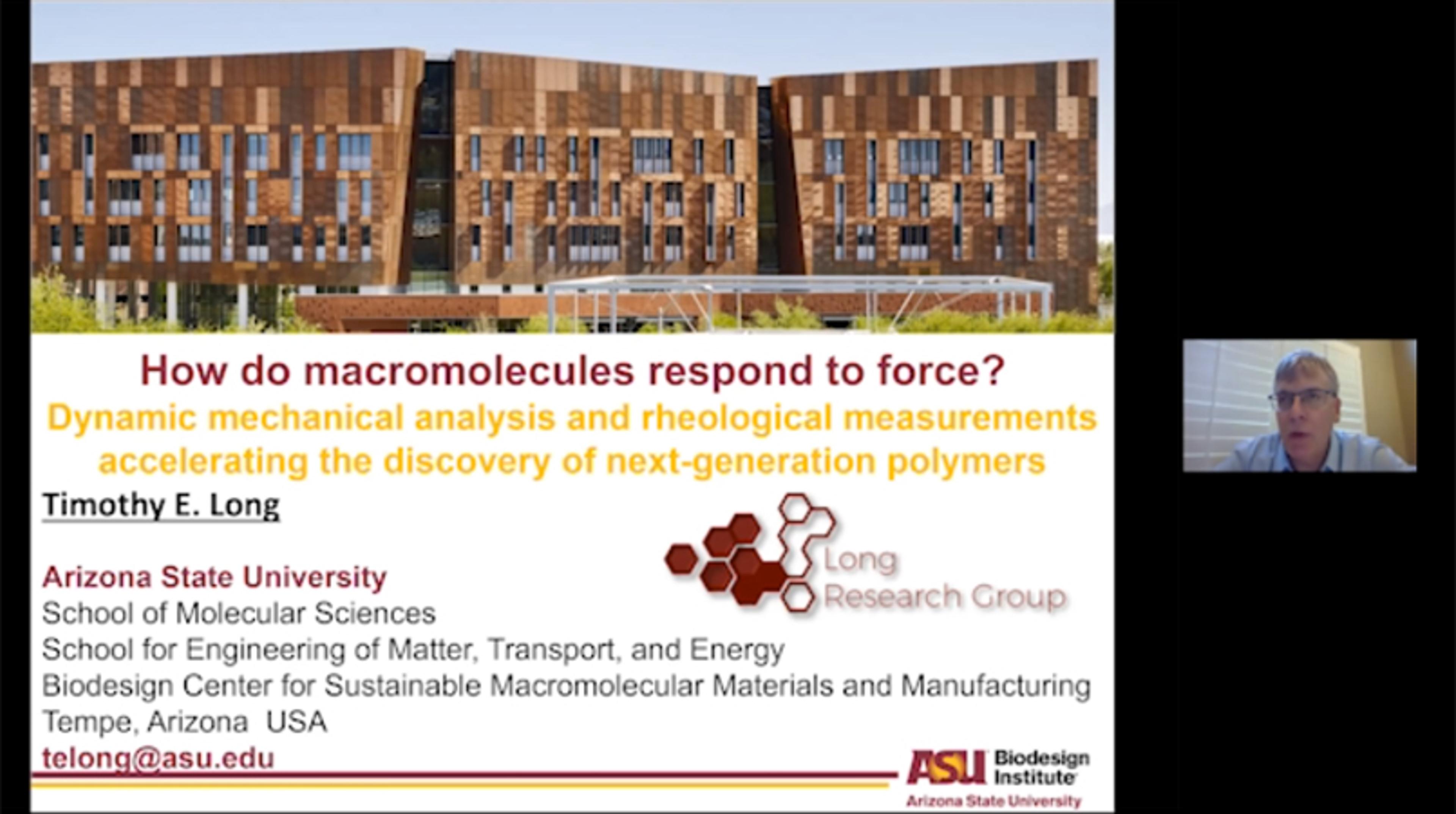 How do macromolecules respond to force? How do macromolecules respond to force?