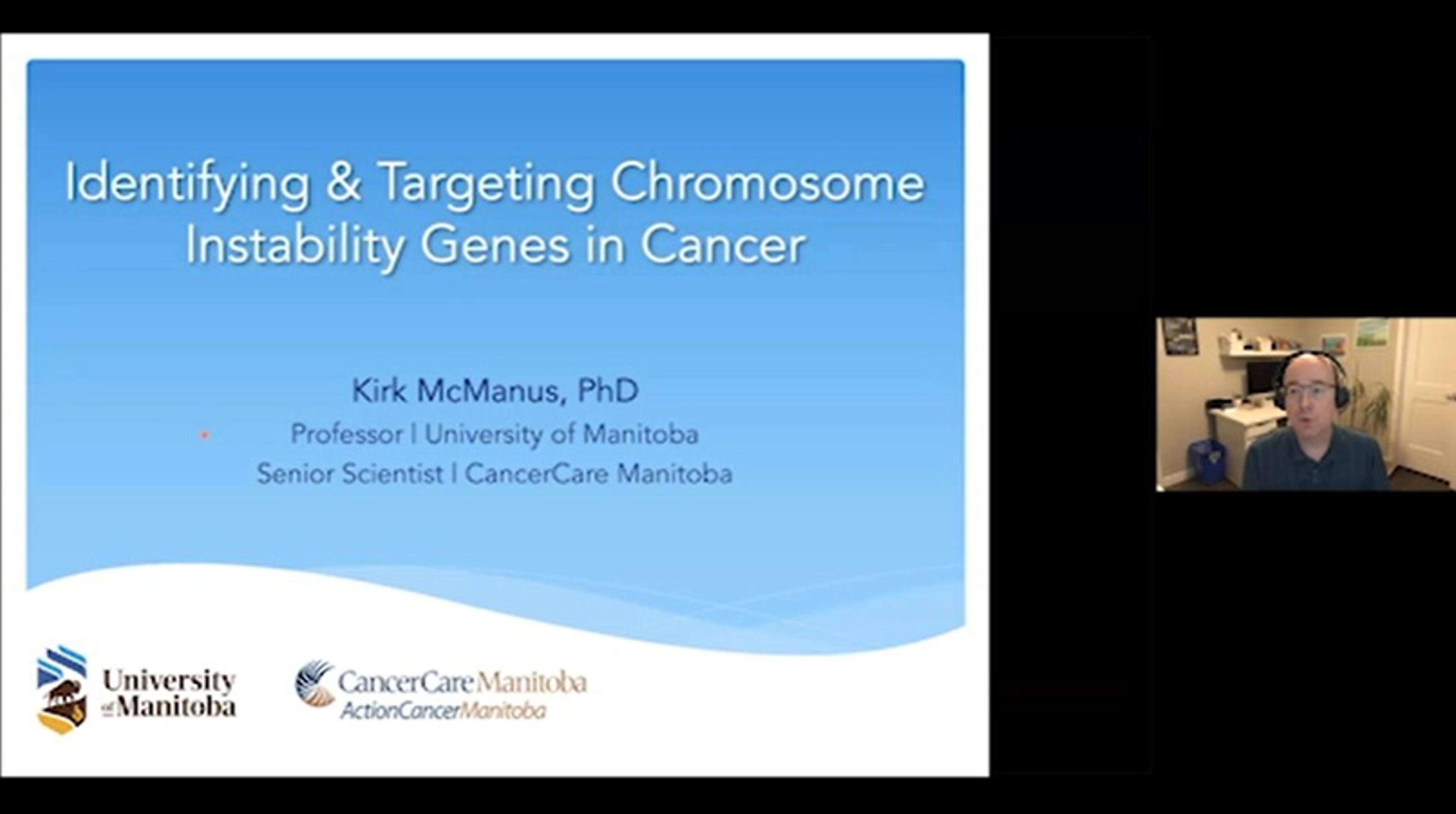 Identifying and targeting chromosome instability genes in cancer Identifying and targeting chromosome instability genes in cancer