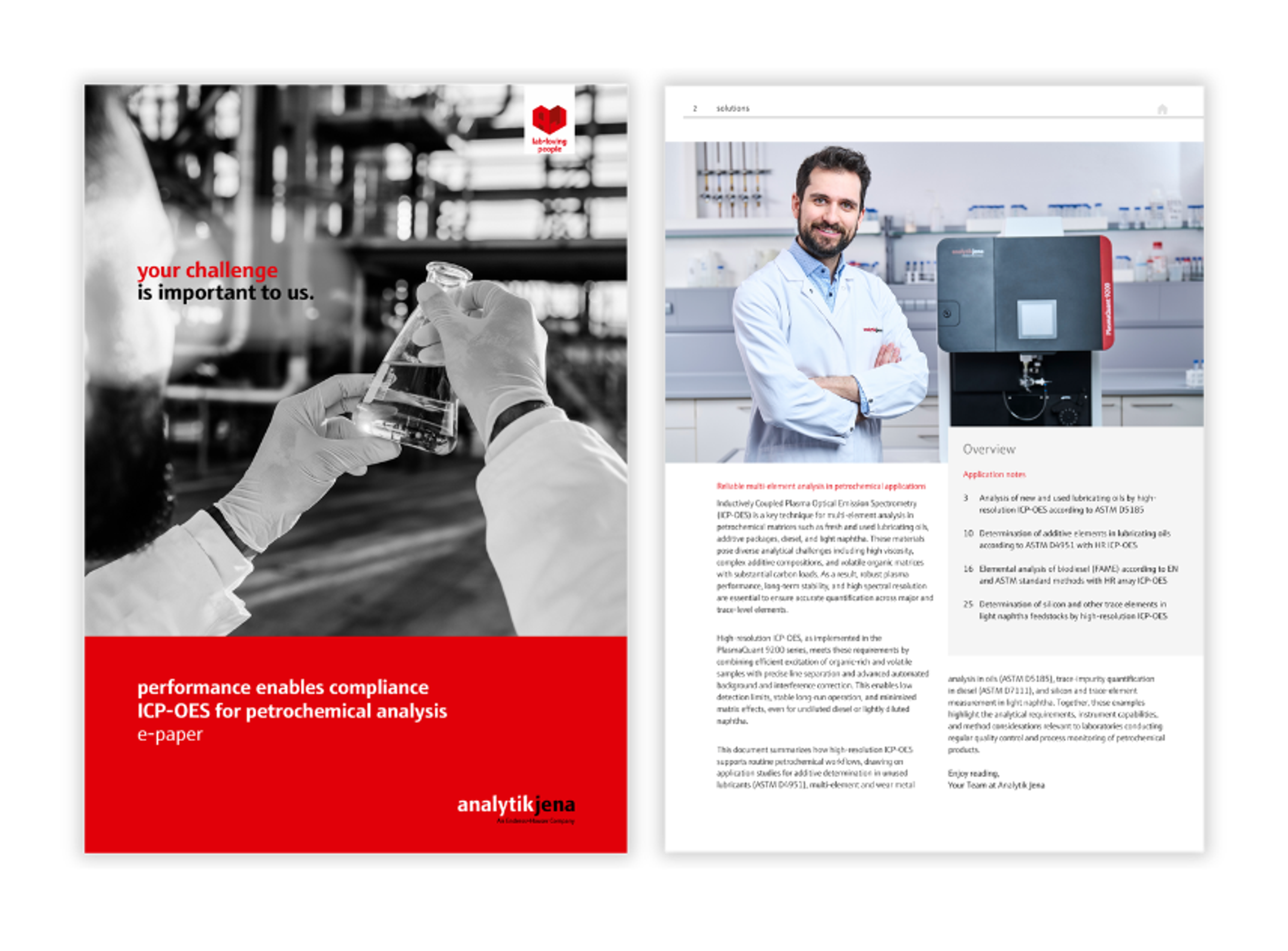 ICP-OES system for elemental analysis of petrochemical samples including oils and diesel