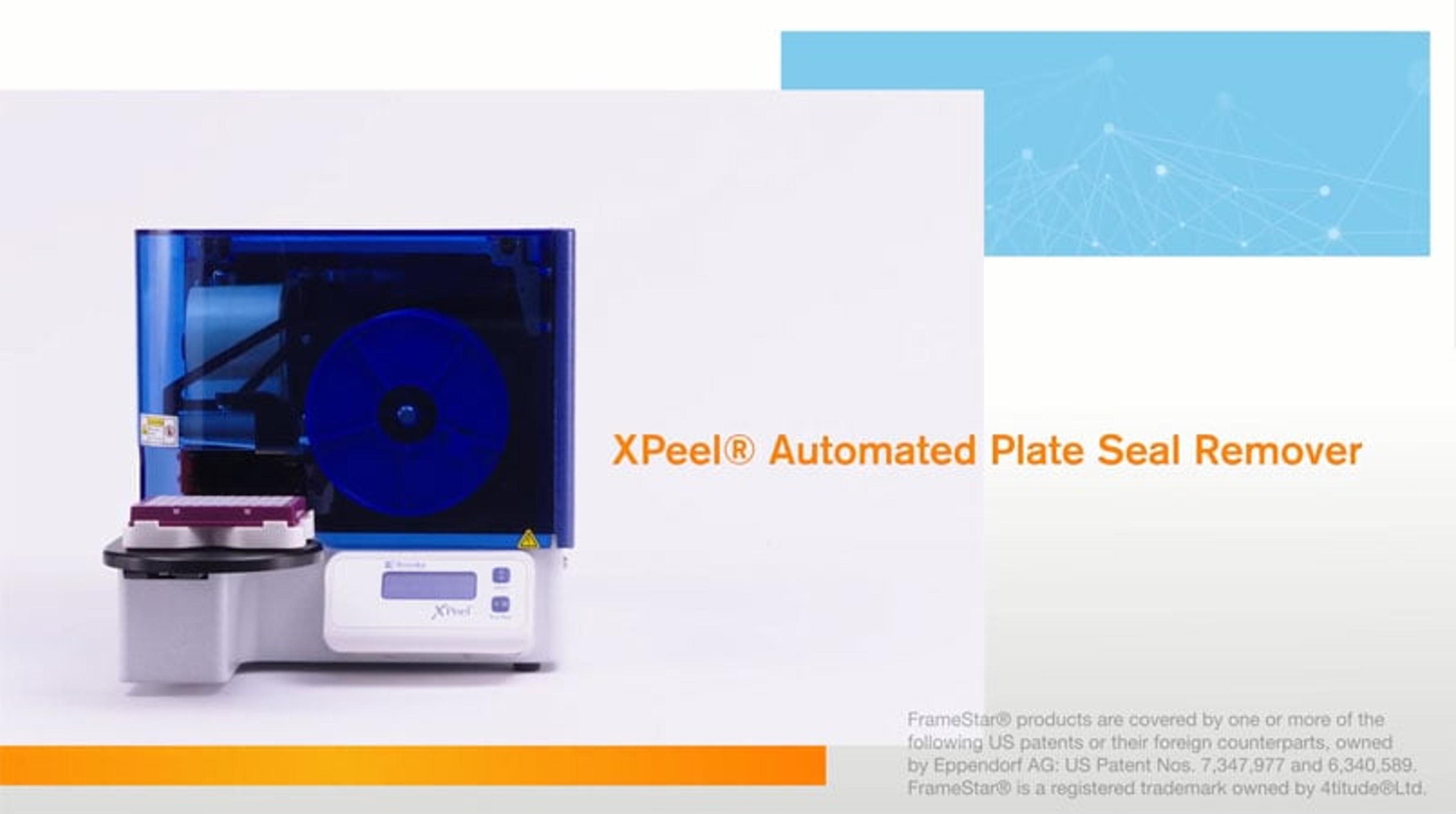 XPeel Automated Plate Seal Remover XPeel Automated Plate Seal Remover