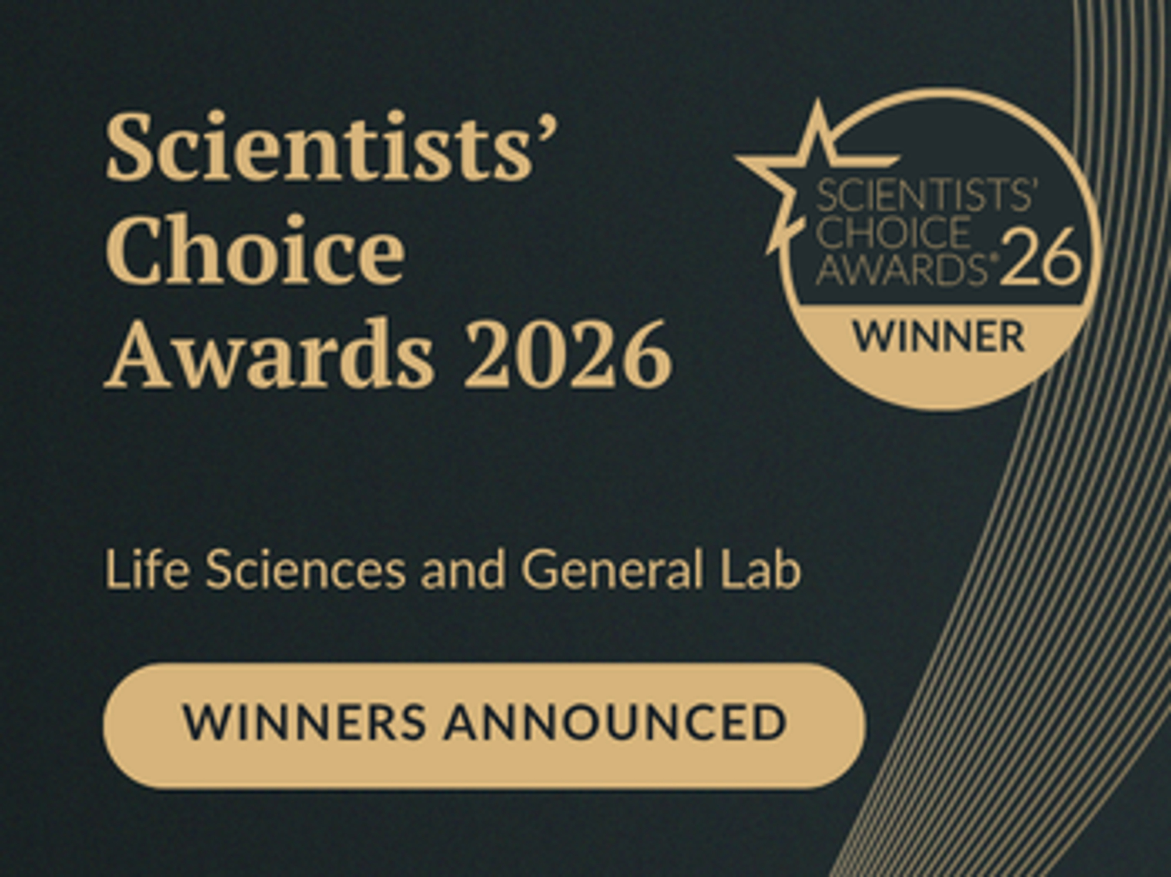 SelectScience Scientists' Choice Awards life sciences winners 2026