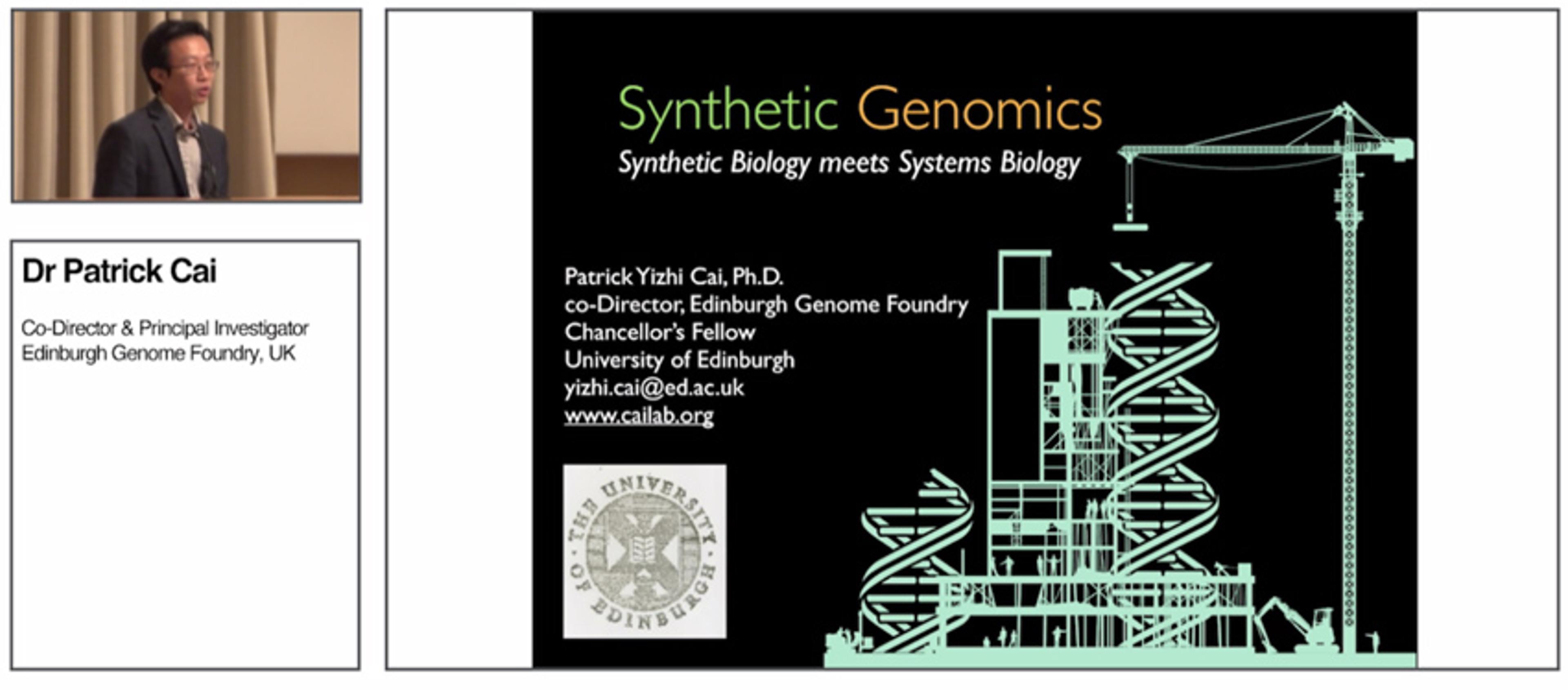 Synthetic Biology Meets Systems Biology Synthetic Biology Meets Systems Biology