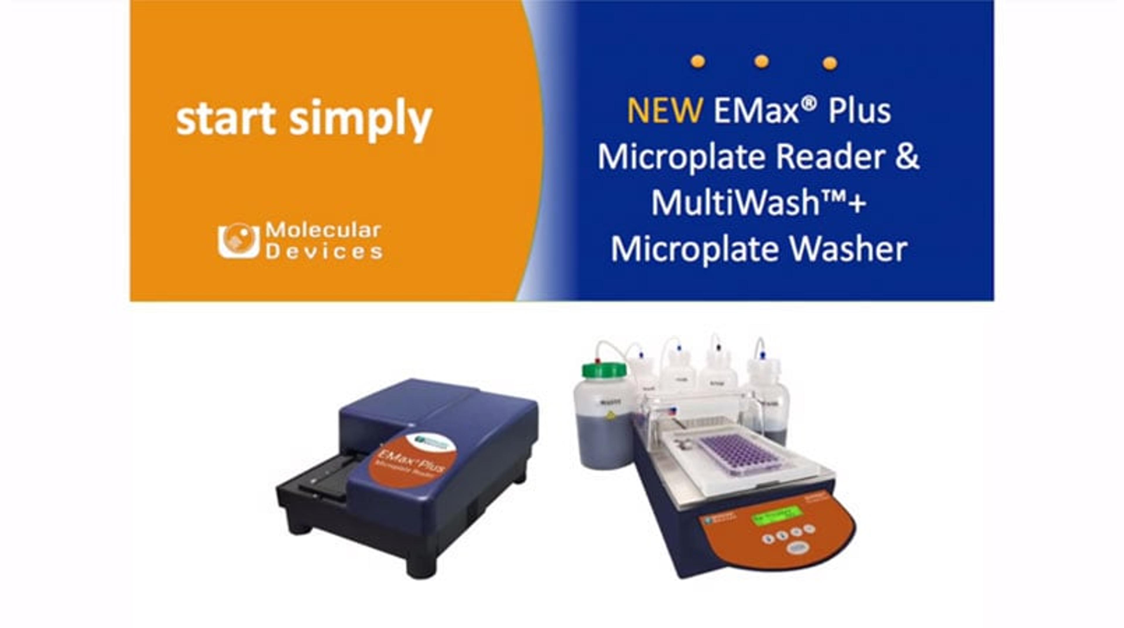 ELISA Workflow Using EMax Plus Microplate Reader & MultiWash+ Microplate Washer ELISA Workflow Using EMax Plus Microplate Reader & MultiWash+ Microplate Washer