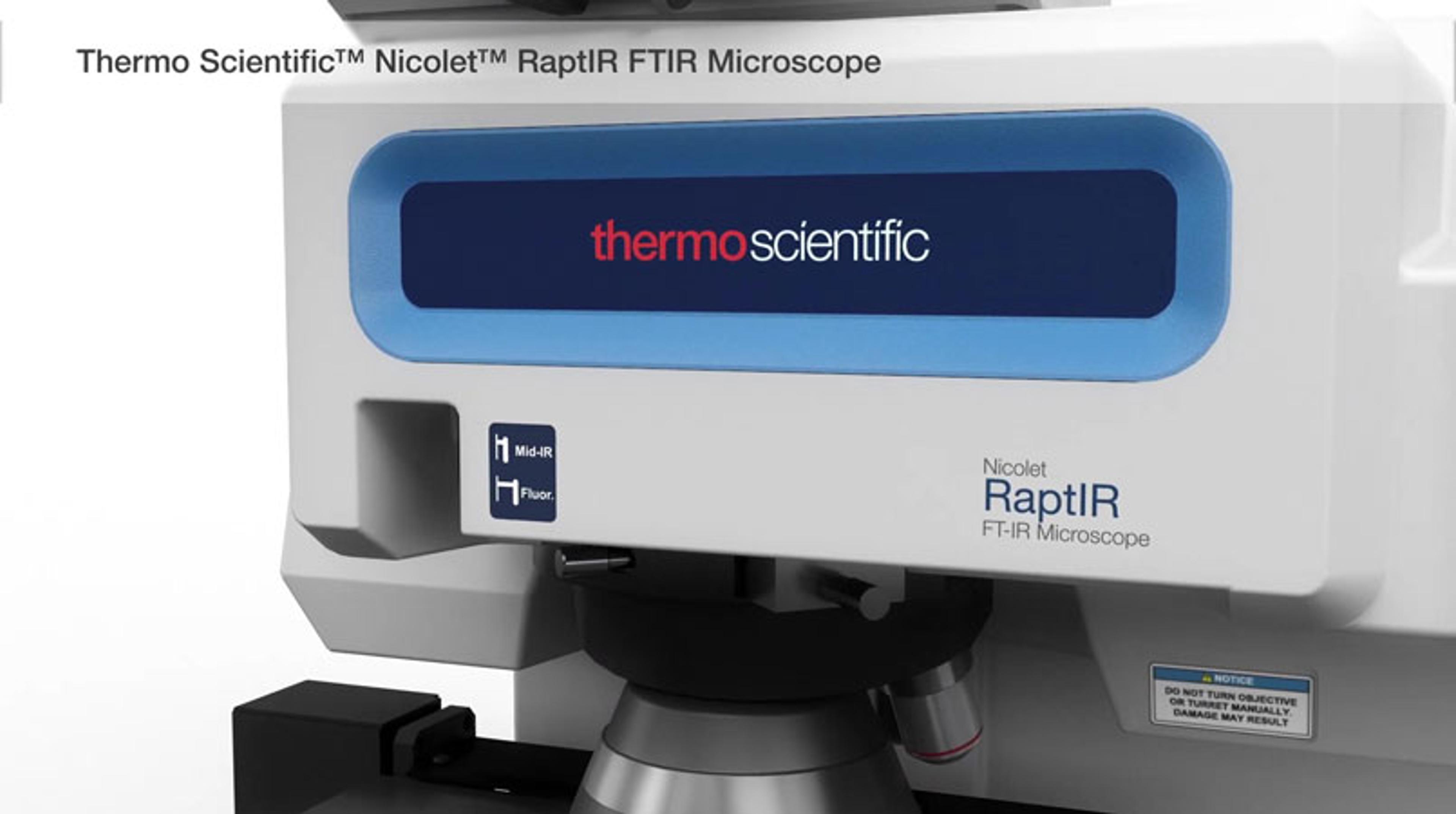 Nicolet RaptIR FTIR Microscope product tour Nicolet RaptIR FTIR Microscope product tour