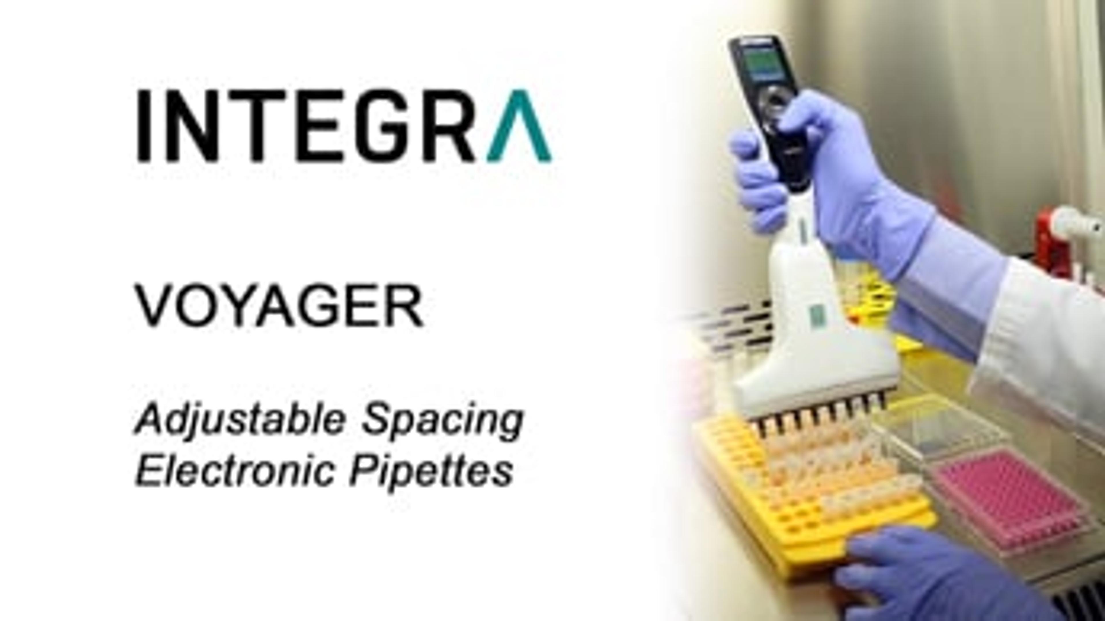 Voyager Adjustable Spacing Electronic Pipette Voyager Adjustable Spacing Electronic Pipette