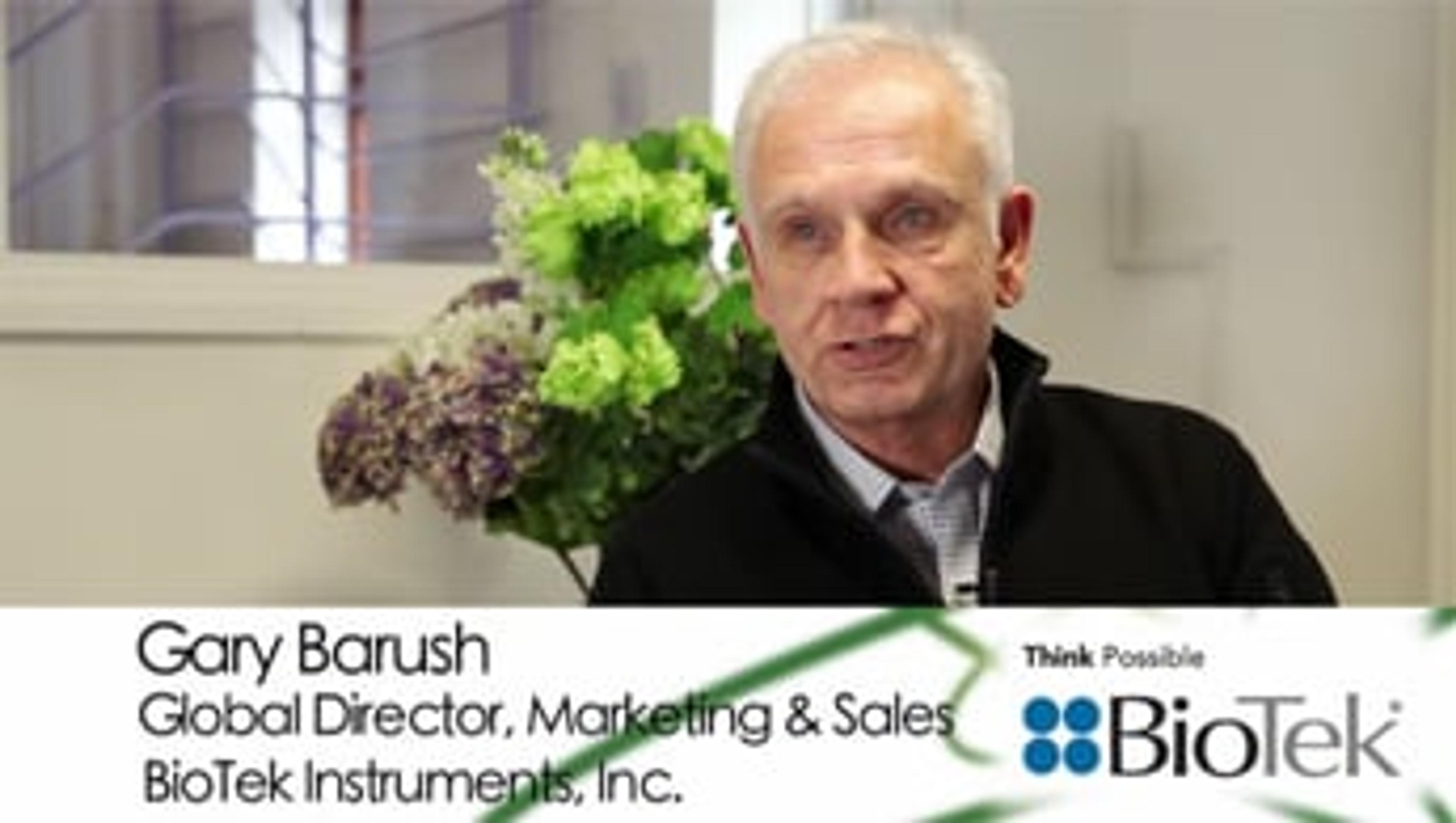 Gary Barush, of BioTek Instruments, explains the power of customer reviews