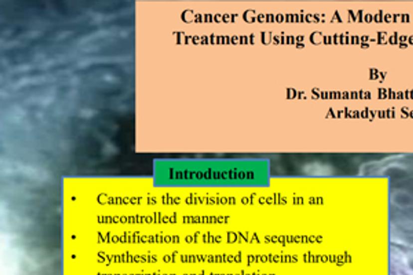 Cancer genomics: A modern approach to cancer treatment using cutting-edge genetic engineering