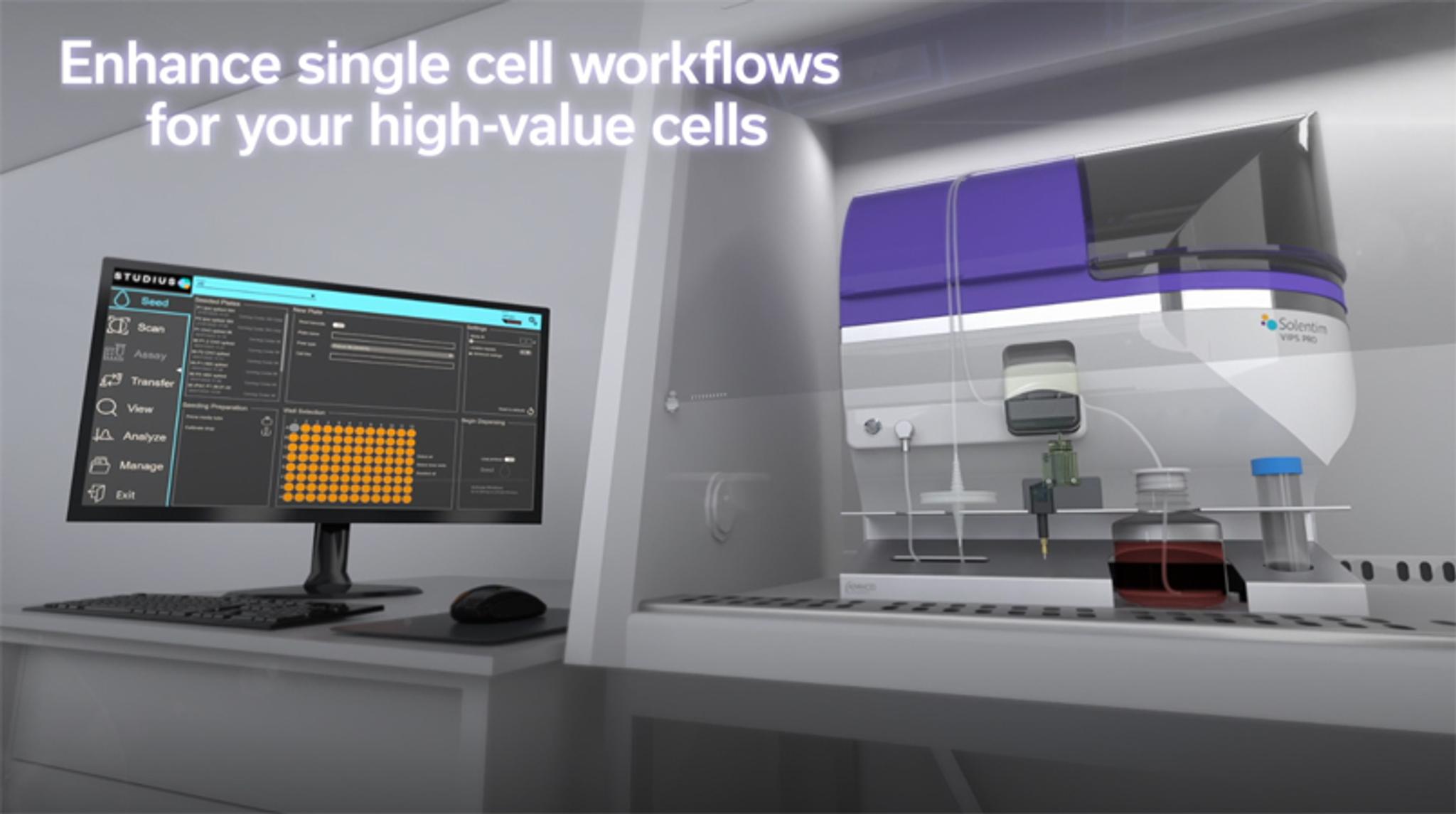 Vips Advanced Instruments Solentim VIPS PRO: Elevate your single cell cloning workflows