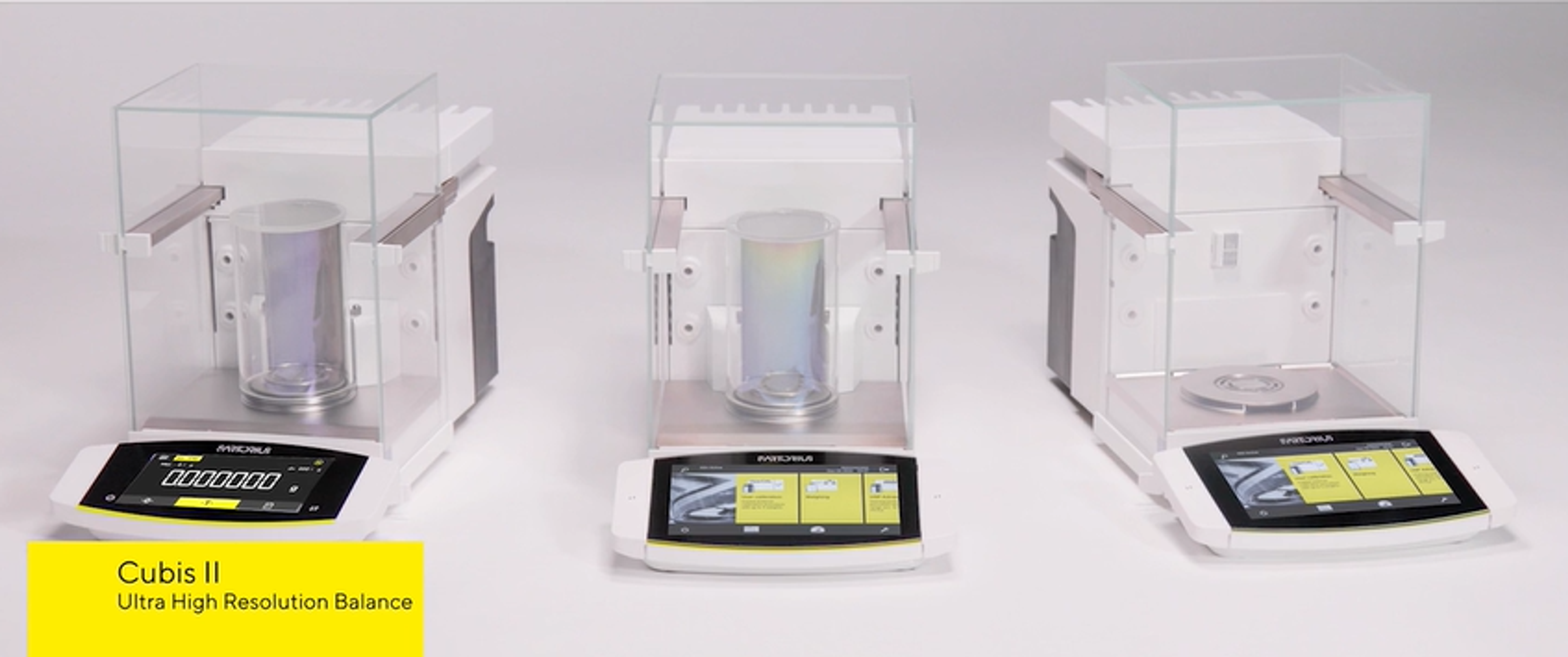 Explore the Cubis II ultra-high-resolution balance Explore the Cubis II ultra-high-resolution balance