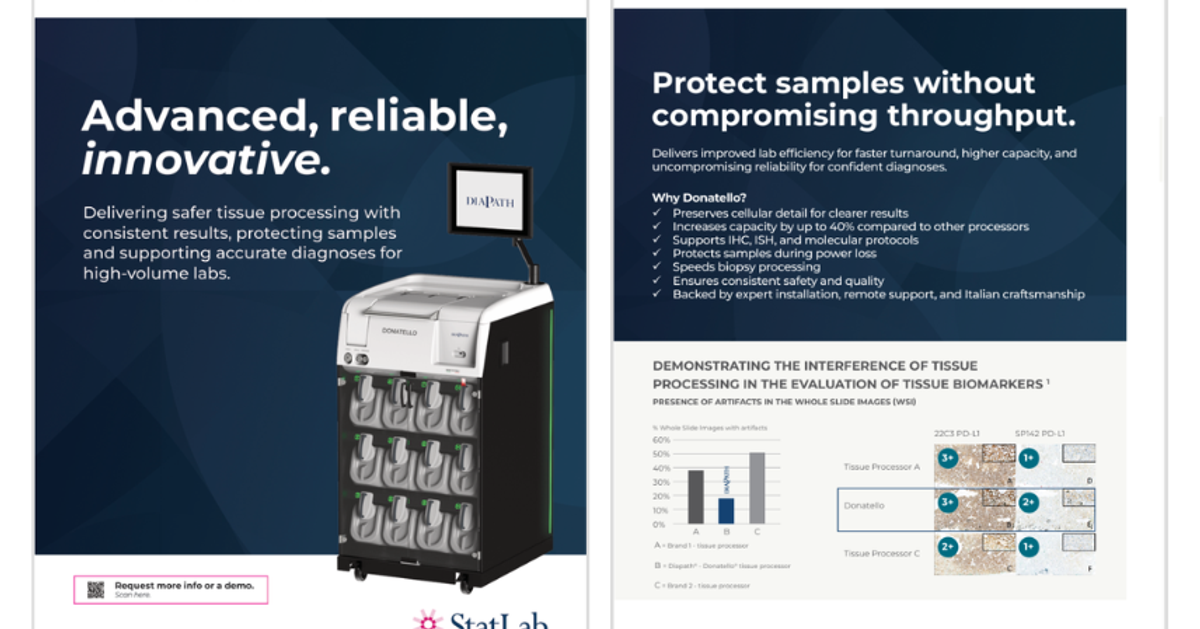 High-volume tissue processing for reliable diagnostics - SelectScience ...