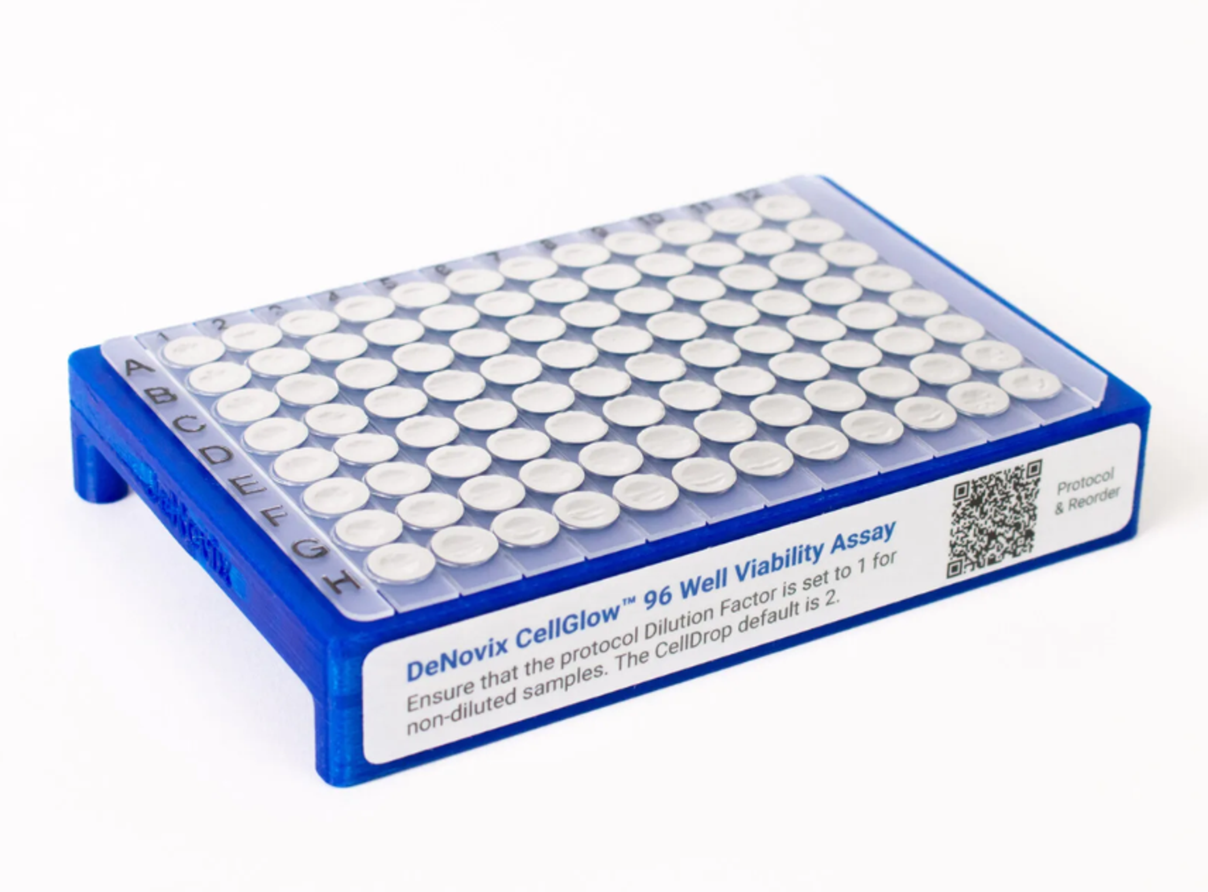viability assay uses pre-coated AO/PI fluorophores in strip tubes for rapid cell staining and automated cell counting.