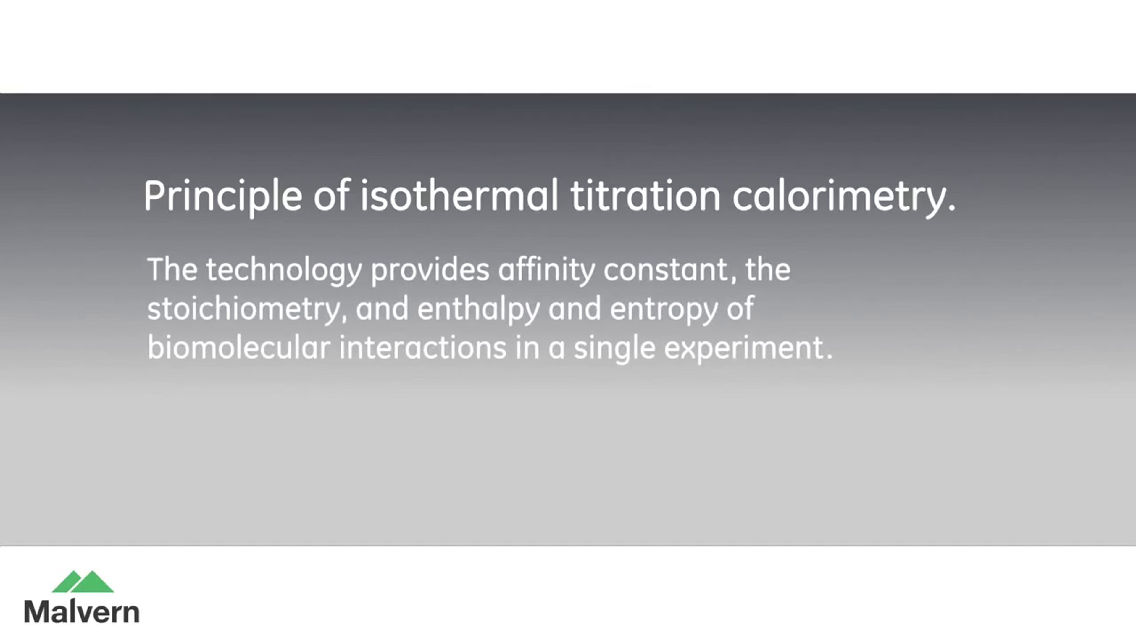 Principles of Isothermal Titration Calorimetry Principles of Isothermal Titration Calorimetry