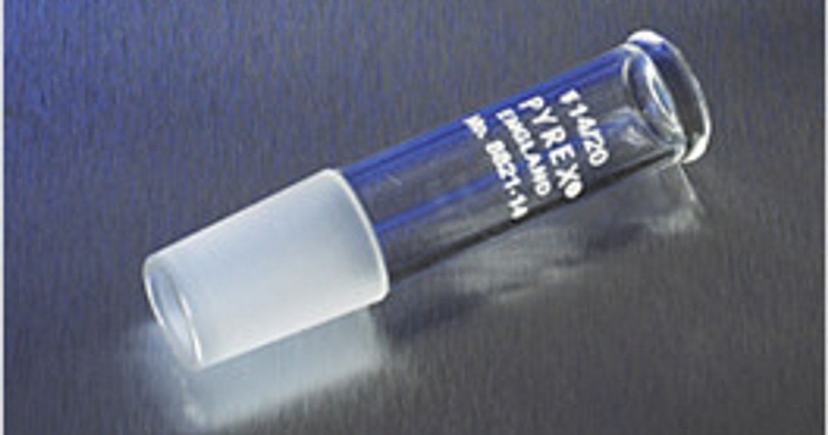 PYREX® Adapter with 24/40 Standard Taper Inner Joint and Rubber ...