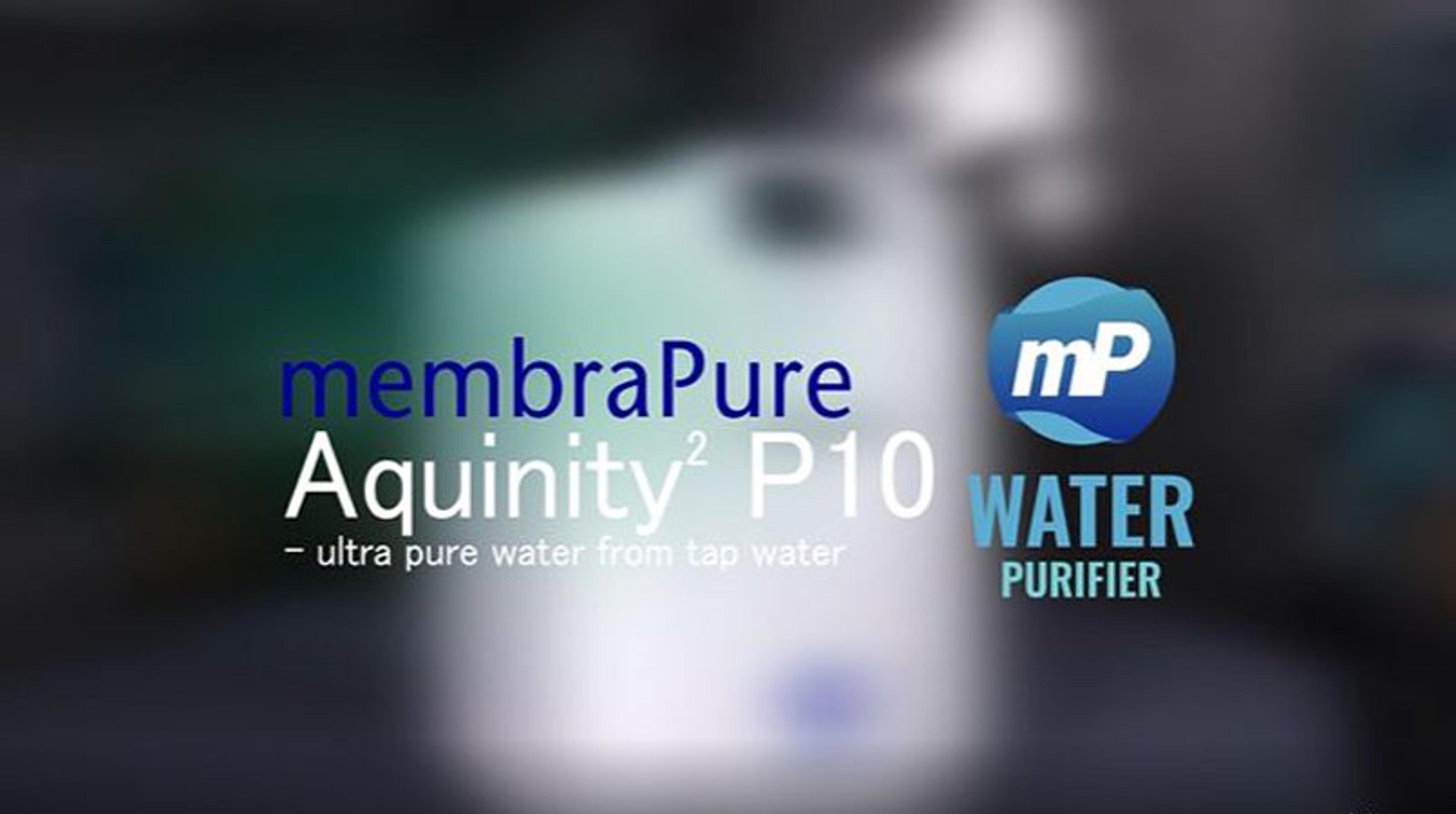 Aquinity P10: The water purification system Aquinity P10: The water purification system