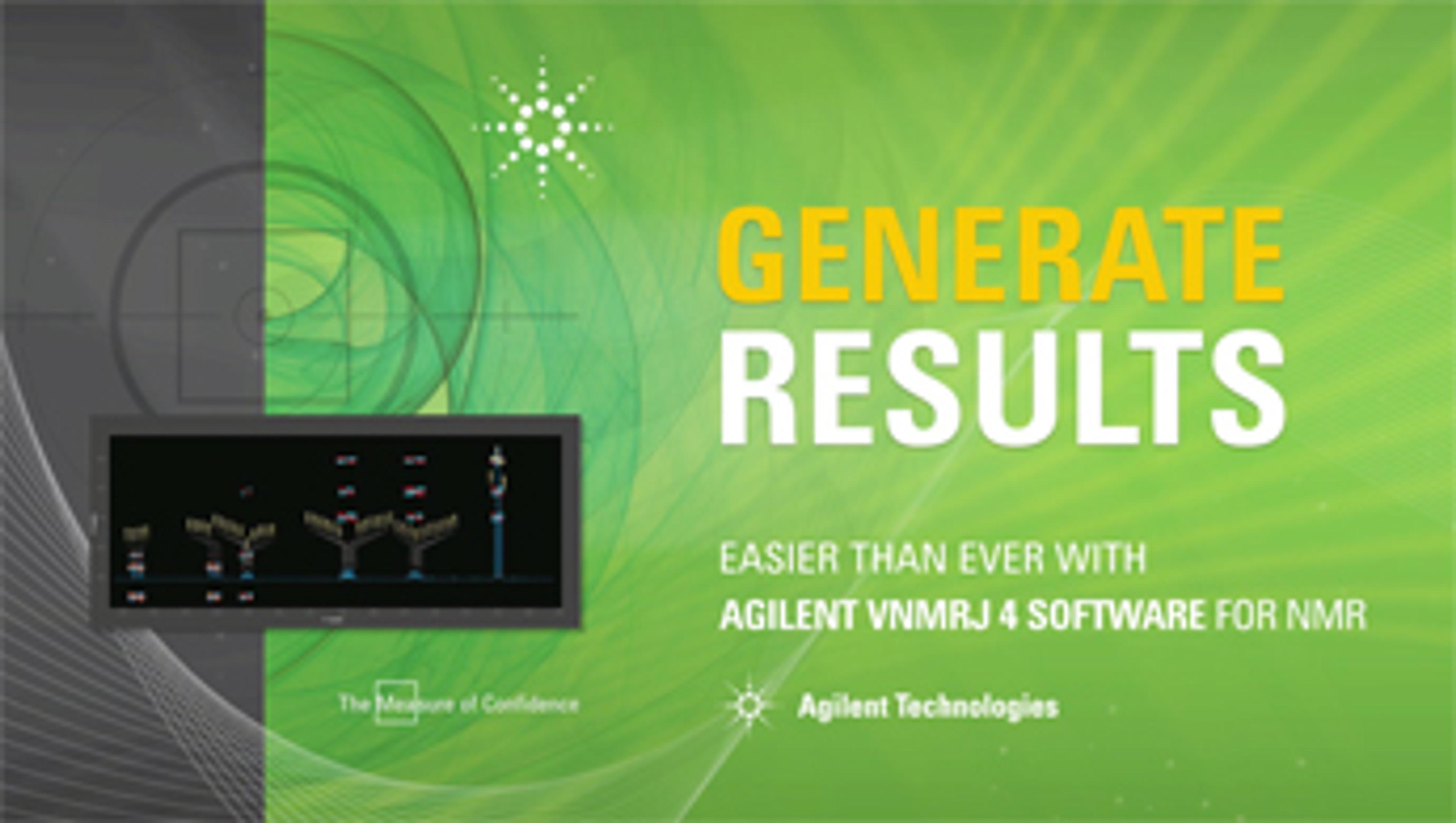 Agilent VnmrJ 4.0 Software for NMR Agilent VnmrJ 4.0 Software for NMR
