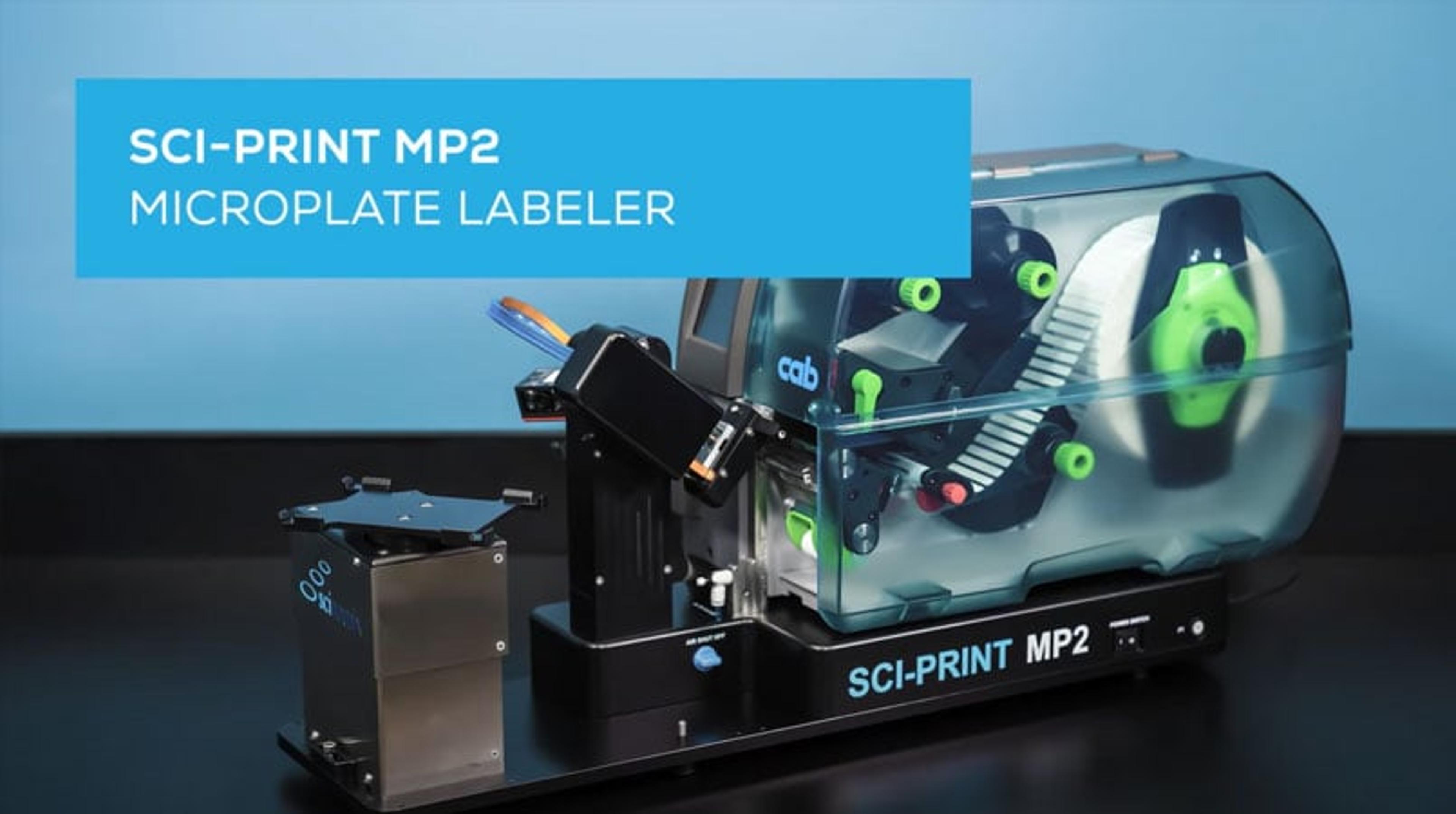 Sci-Print MP2 semi-automated microplate labeler Sci-Print MP2 semi-automated microplate labeler