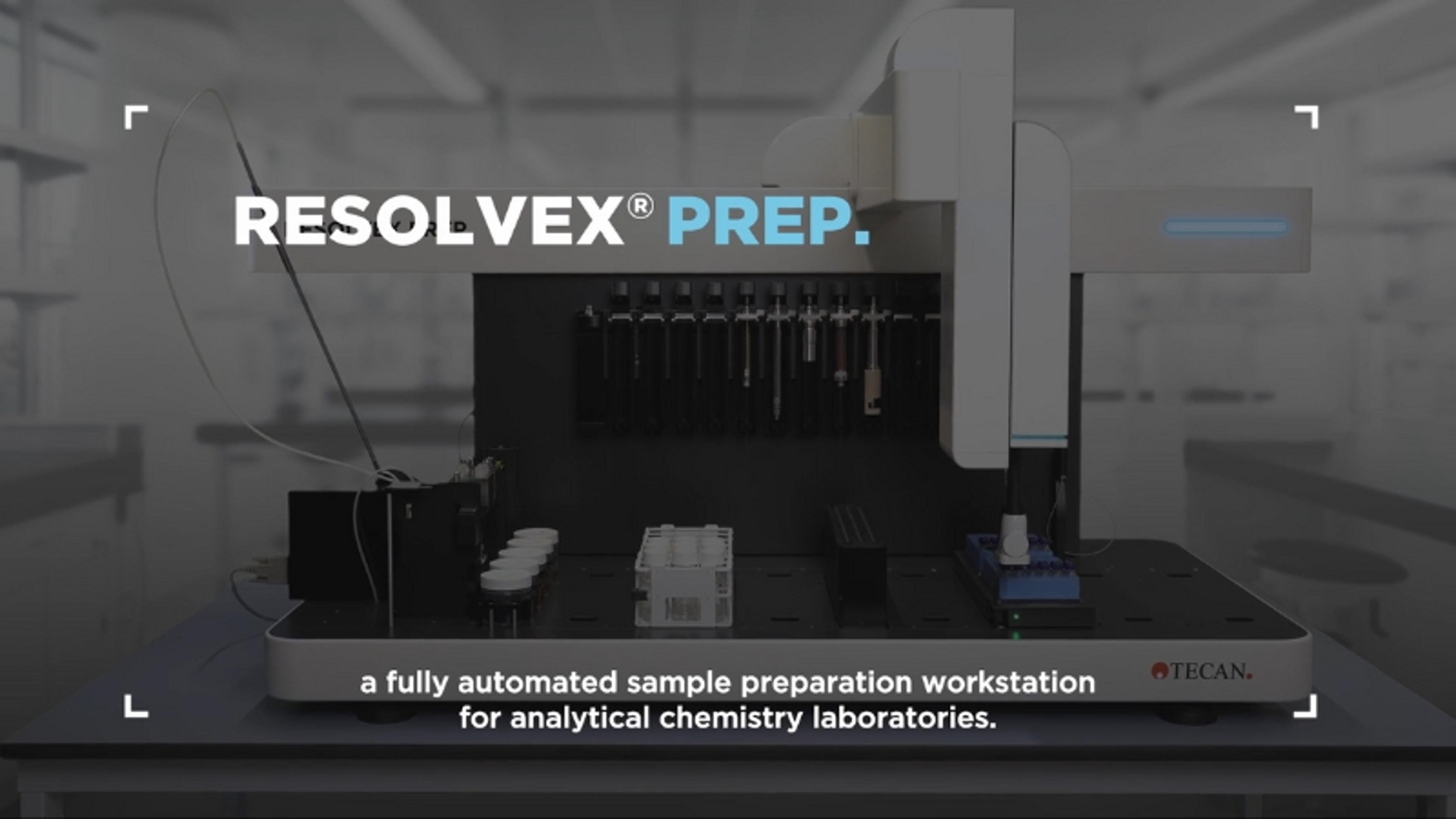 Resolvex Prep sample preparation workstation Resolvex Prep sample preparation workstation