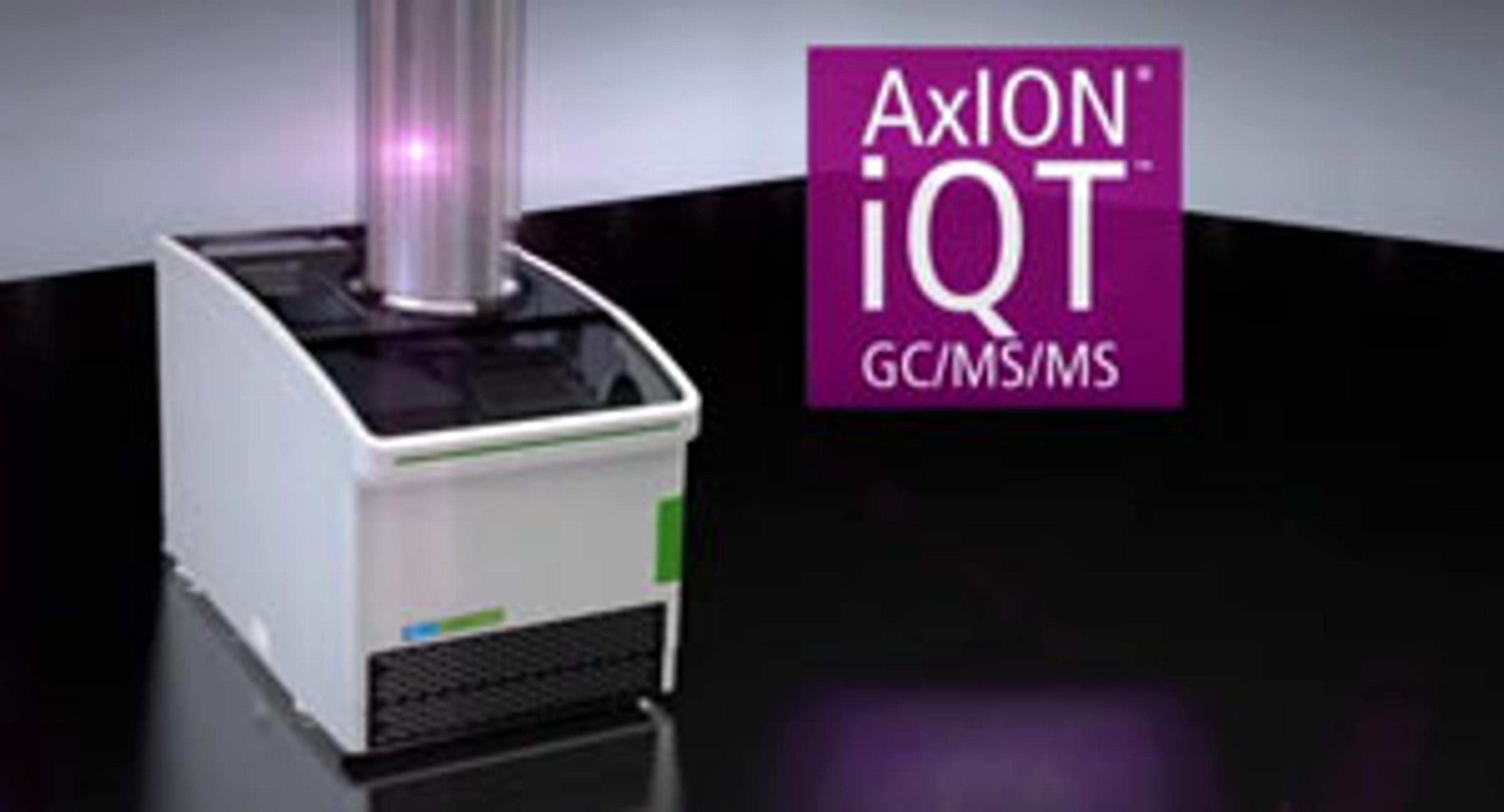 AxION iQT GC/MS/MS- Combining Triple Quad Quantitation & Q-TOF Identification in One Instrument AxION iQT GC/MS/MS- Combining Triple Quad Quantitation & Q-TOF Identification in One Instrument
