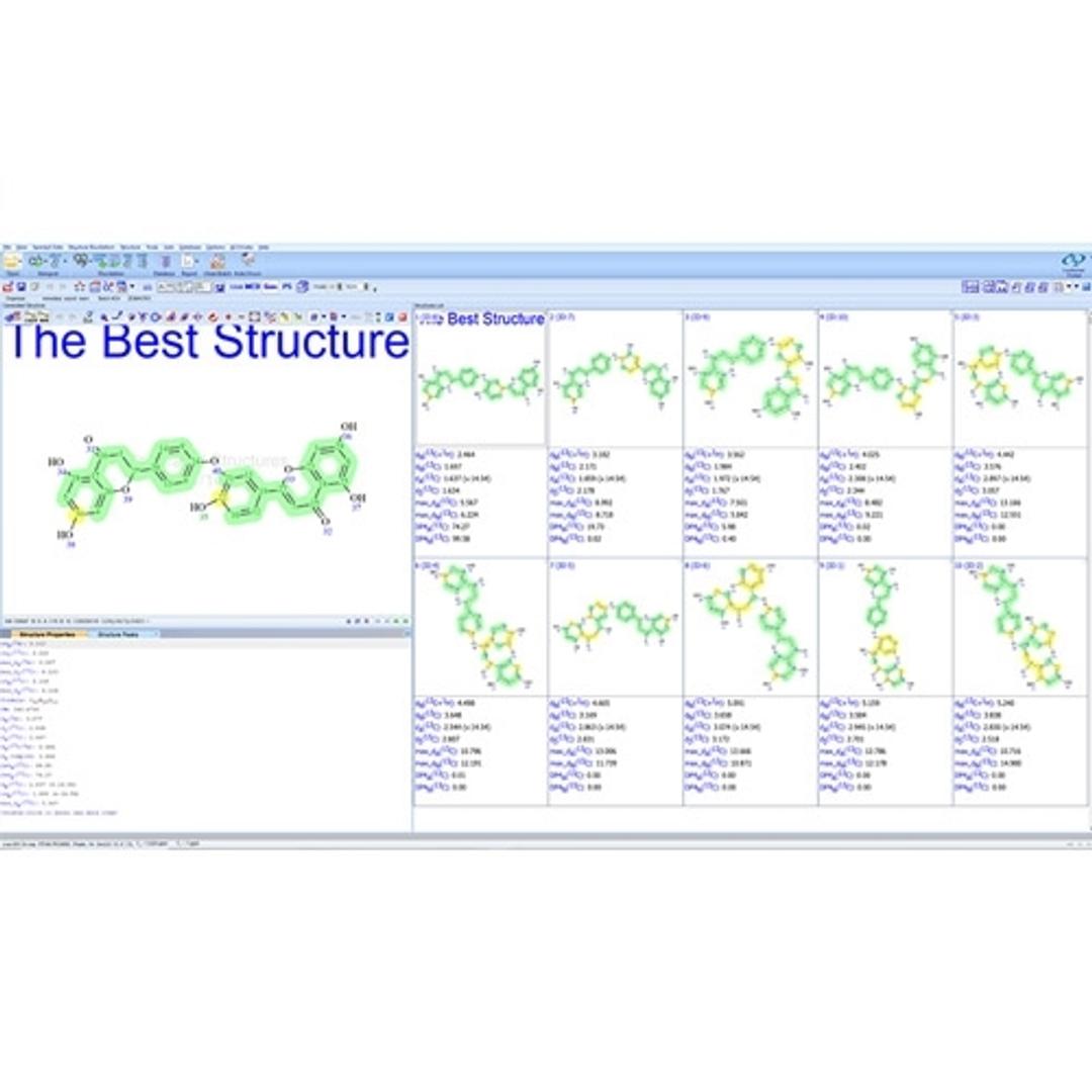 View and rank generated structures