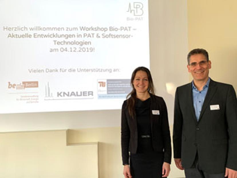 Dr.-Ing. Anika Bockisch and CEO Prof. Dr. Peter Neubauer