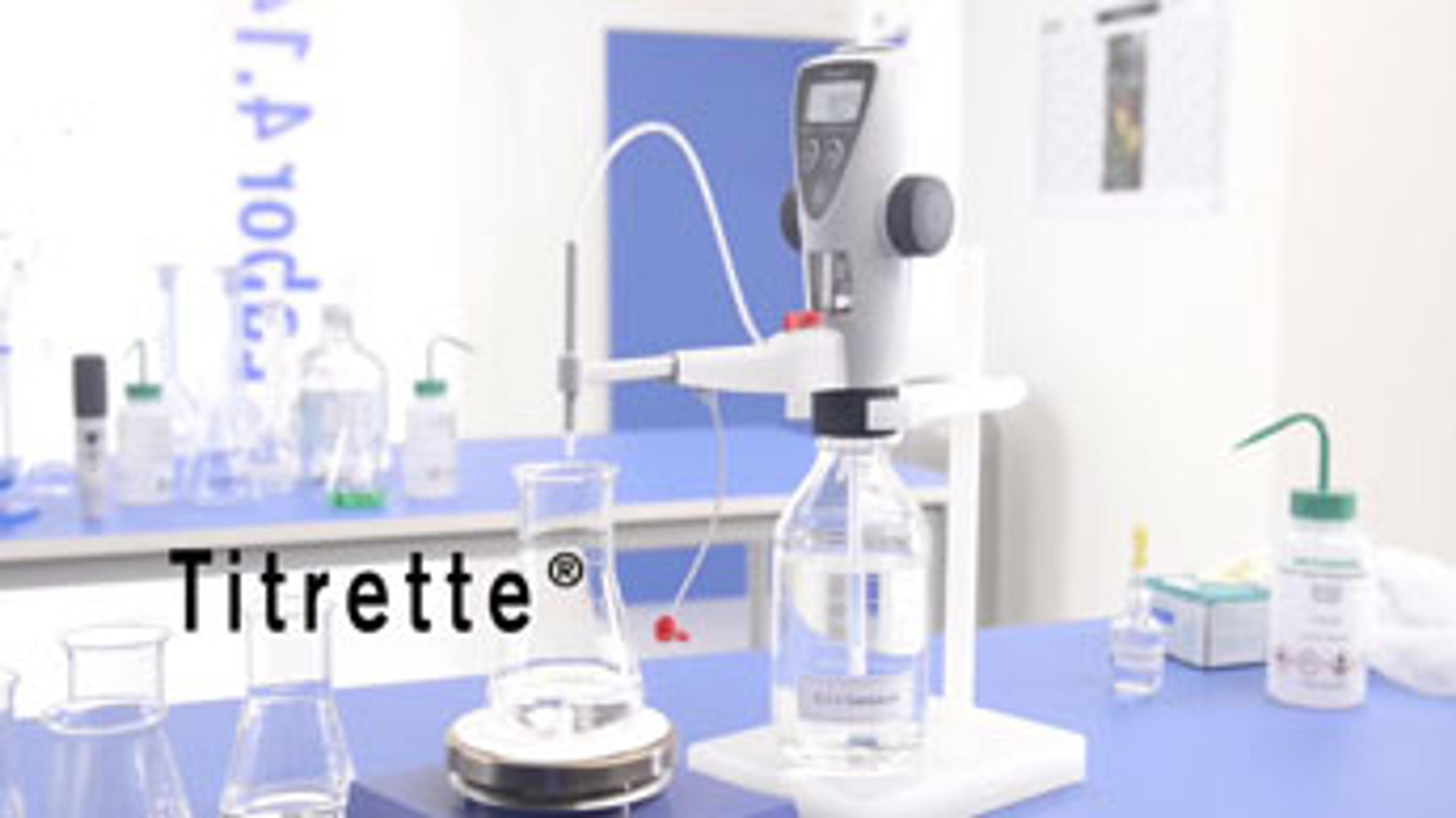 Titration with the Titrette® Bottletop Burette Titration with the Titrette® Bottletop Burette