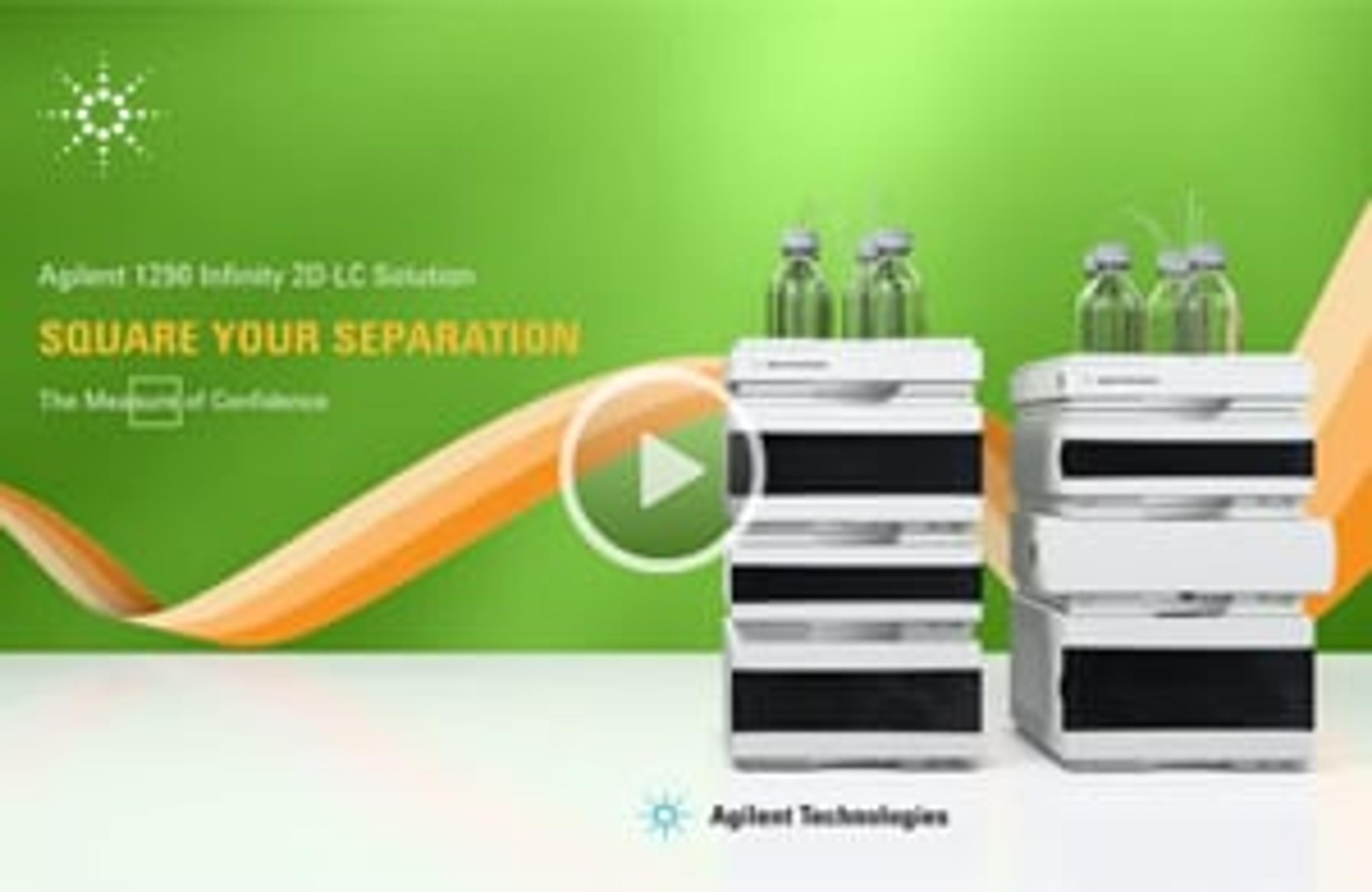 Easy-to-use 2D-LC - Agilent 1290 Infinity 2D-LC solution Easy-to-use 2D-LC - Agilent 1290 Infinity 2D-LC solution