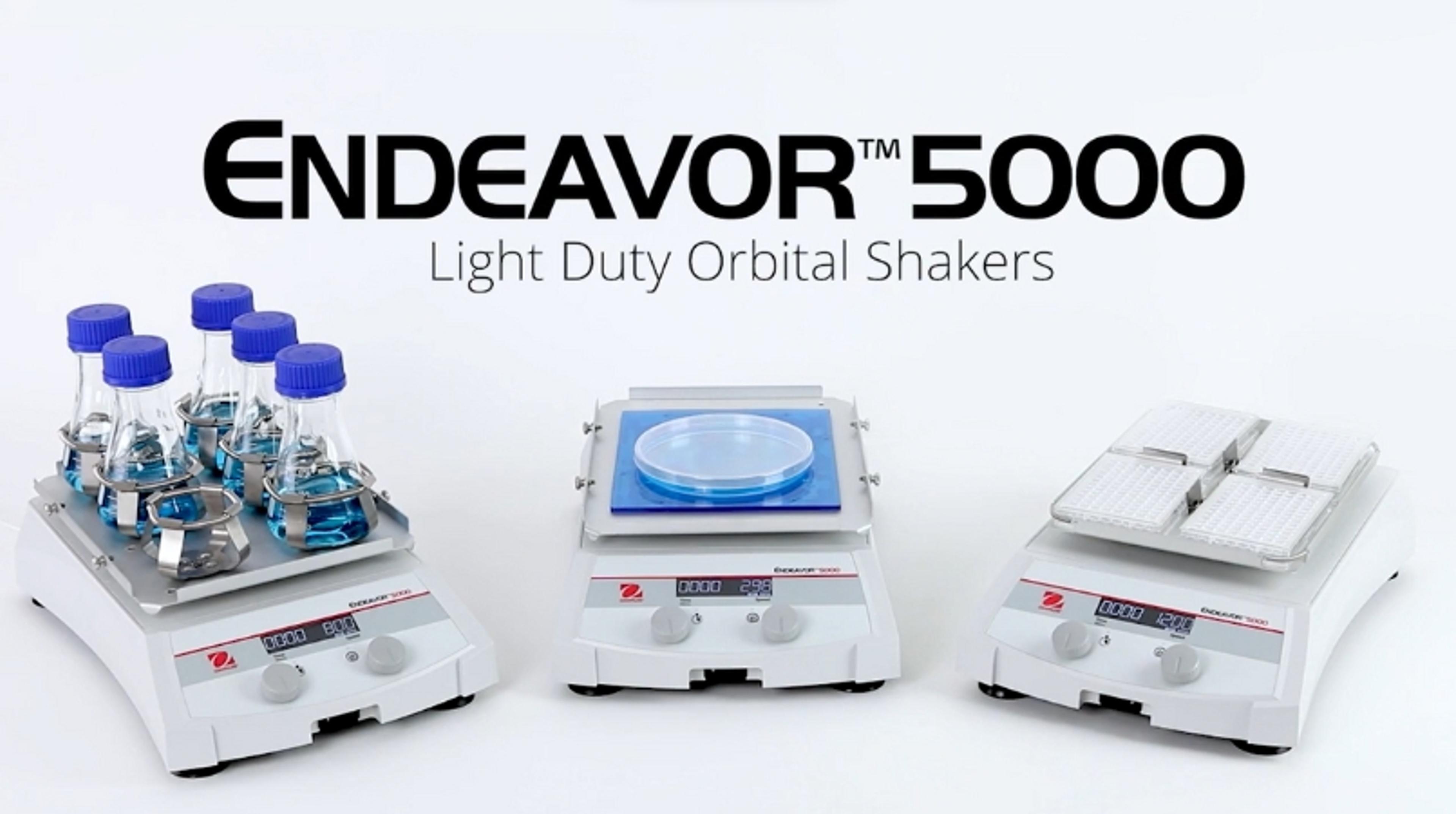 Endeavor 5000 Light Duty Orbital Shakers Endeavor 5000 Light Duty Orbital Shakers