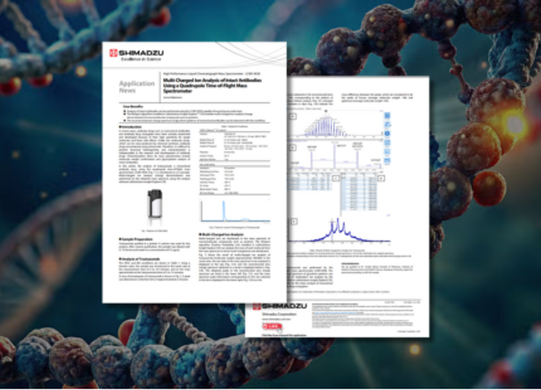 Multi-charged ion analysis of intact antibodies