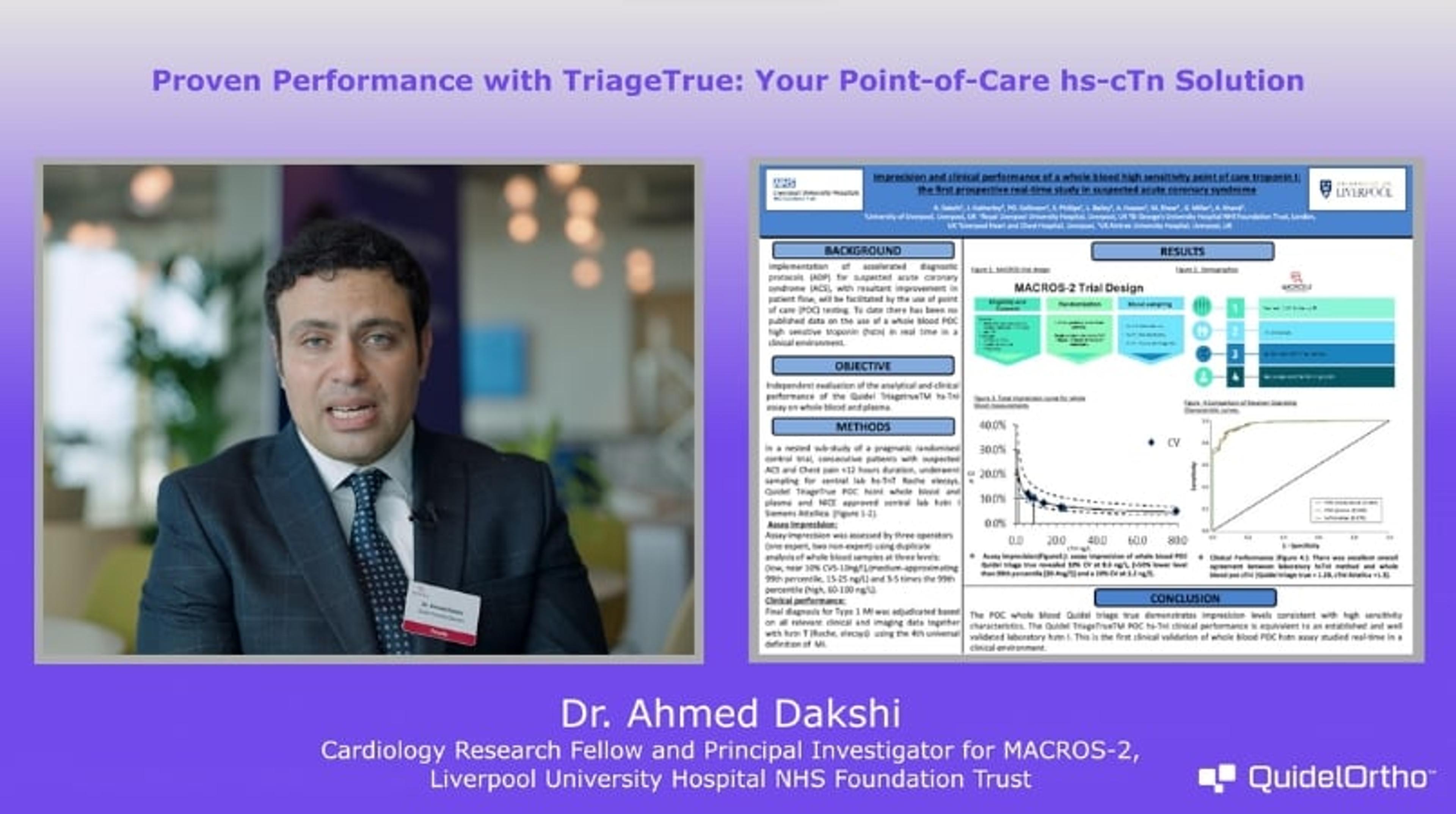 POC troponin I shows promising clinical performance POC troponin I shows promising clinical performance