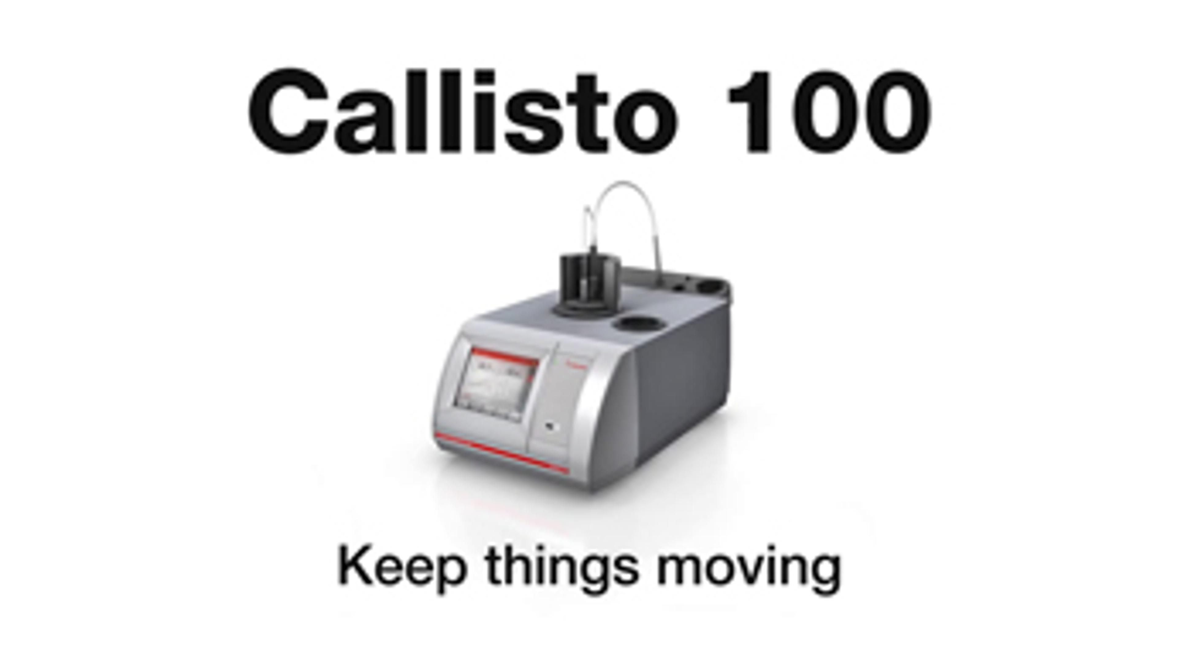 Callisto 100 Cold Filter Plugging Point Tester Callisto 100 Cold Filter Plugging Point Tester