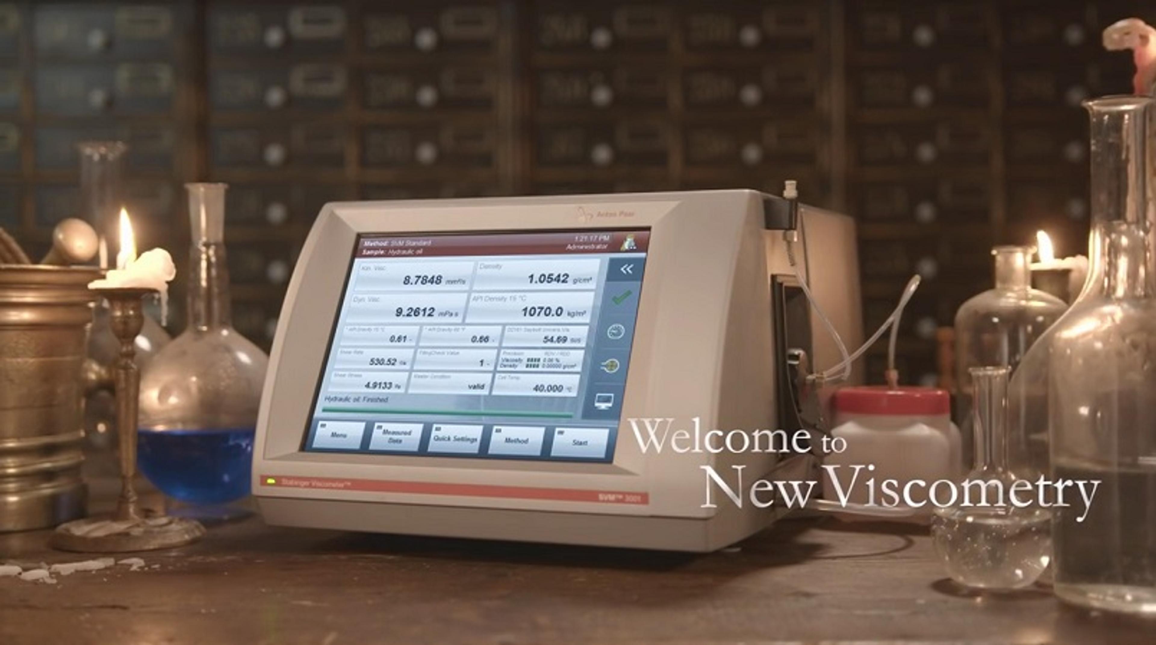 SVM™ 3001 Stabinger Viscometer™: Welcome to New Viscometry SVM™ 3001 Stabinger Viscometer™: Welcome to New Viscometry
