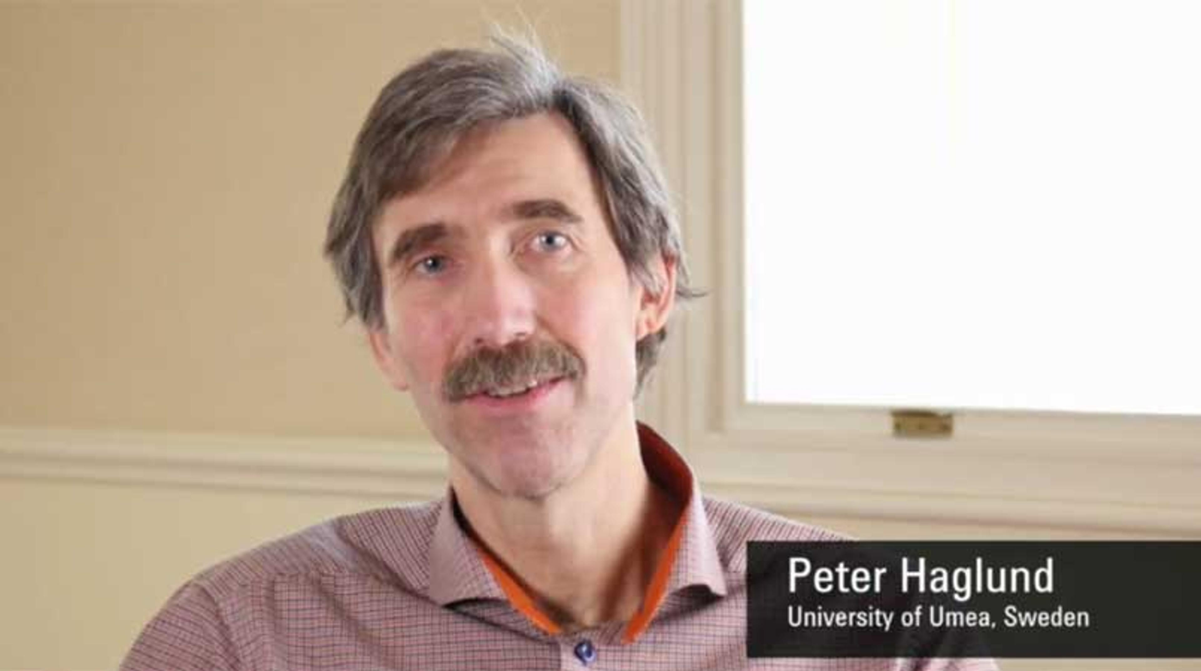 Peter Haglund on Detection of Persistent Environmental Pollutants and Emerging Contaminants Peter Haglund on Detection of Persistent Environmental Pollutants and Emerging Contaminants