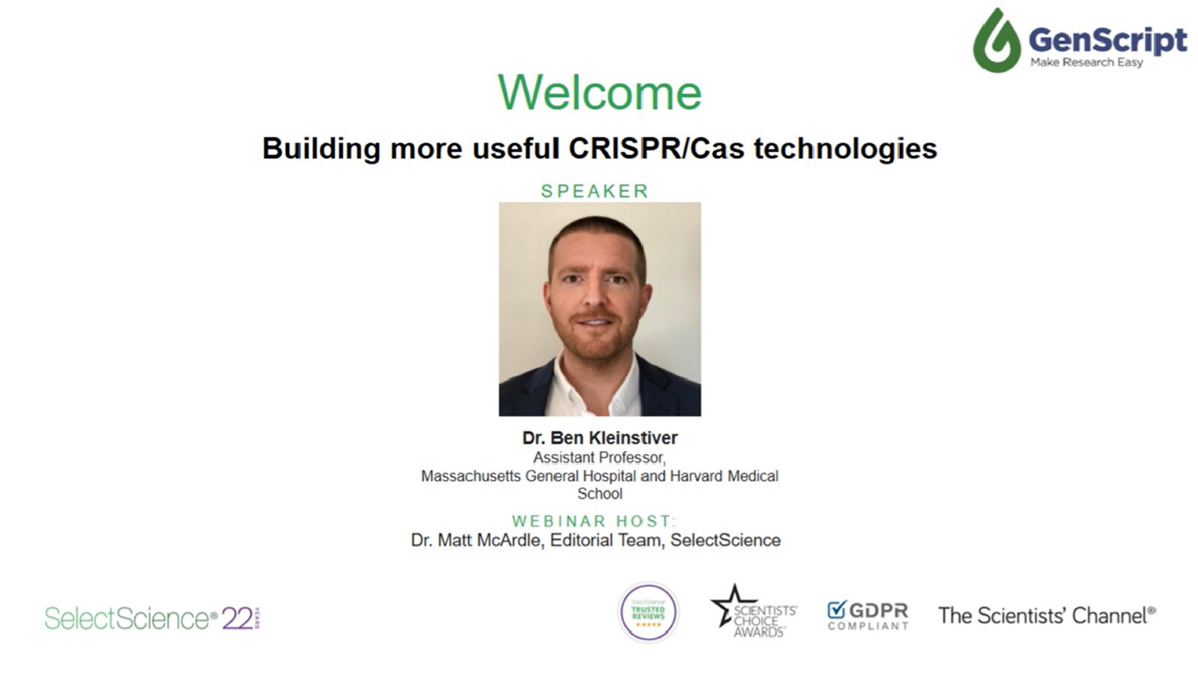 Building more useful CRISPR/Cas technologies Building more useful CRISPR/Cas technologies