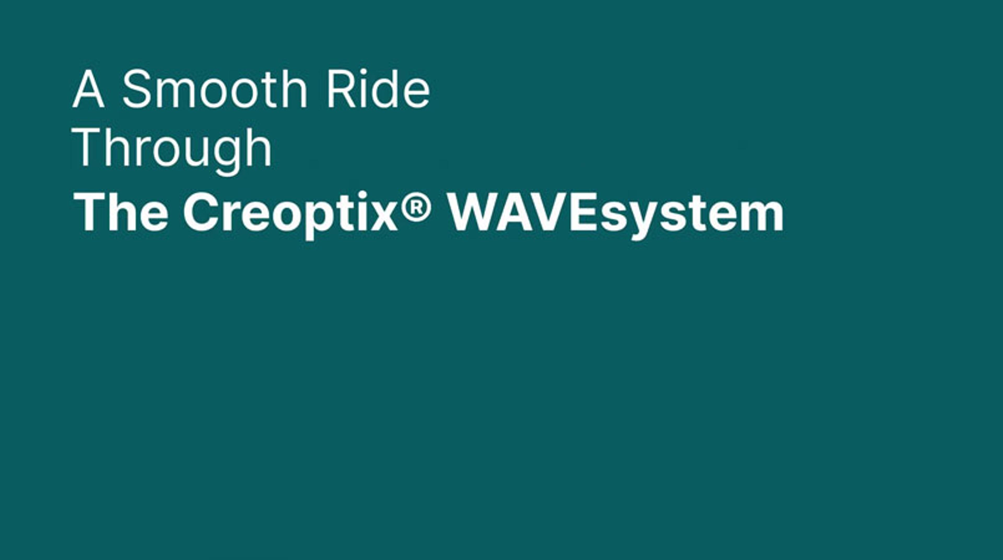 No-clog microfluidics: A smooth ride through the Creoptix WAVEsystem No-clog microfluidics: A smooth ride through the Creoptix WAVEsystem