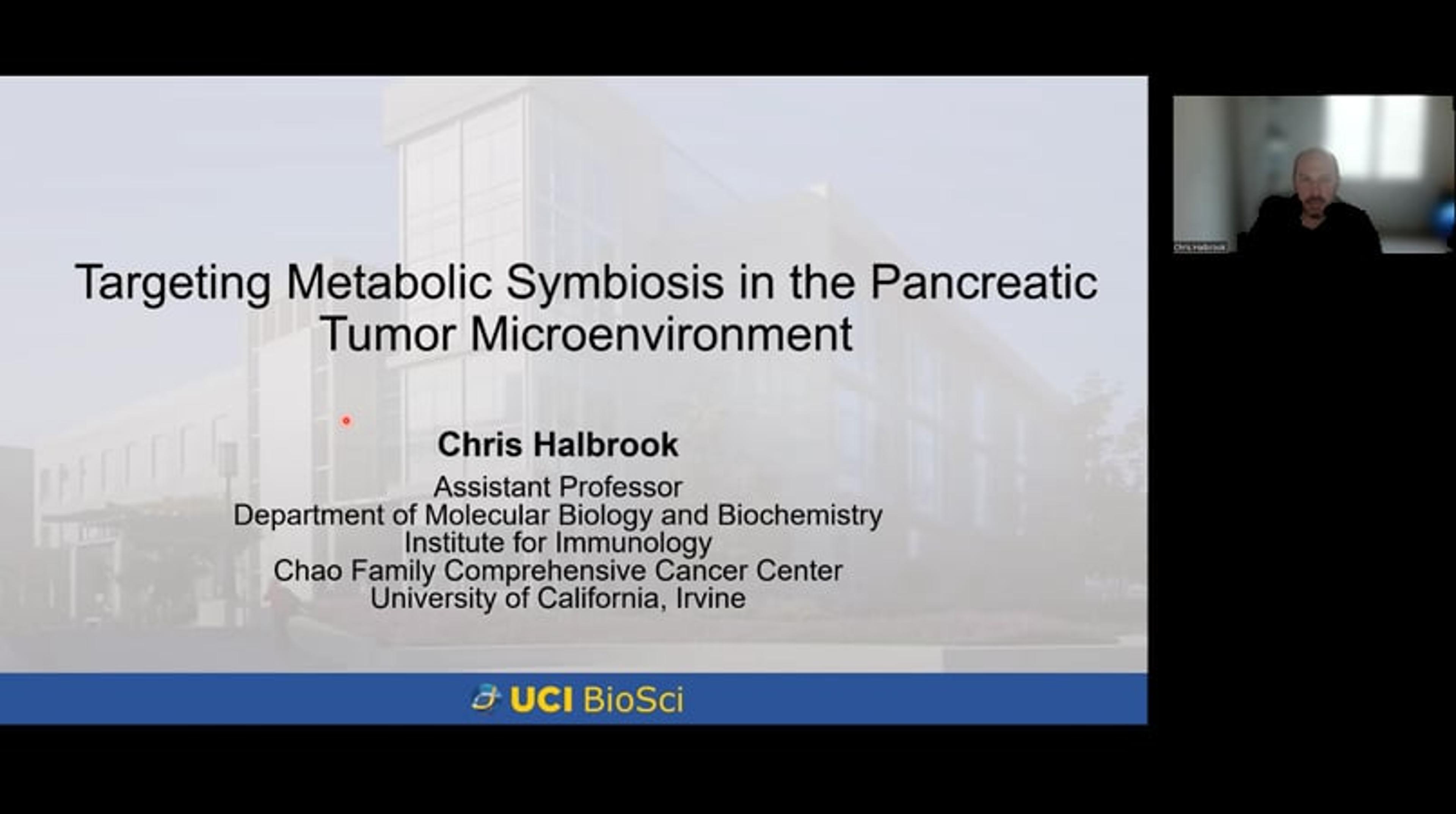 Targeting metabolic symbiosis in the pancreatic tumor microenvironment