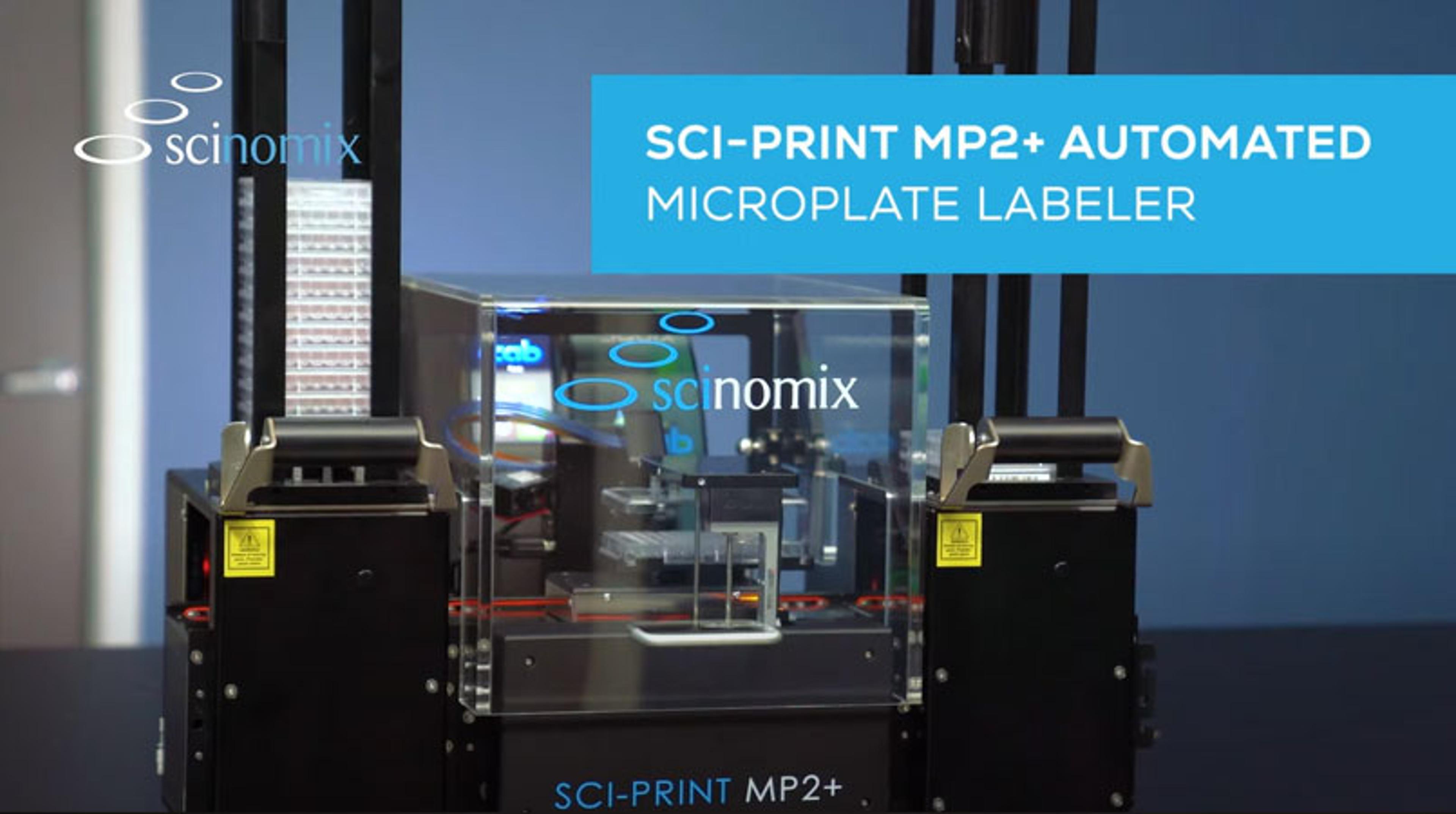 Sci-Print MP2+ microplate and deep-well block labeler Sci-Print MP2+ microplate and deep-well block labeler