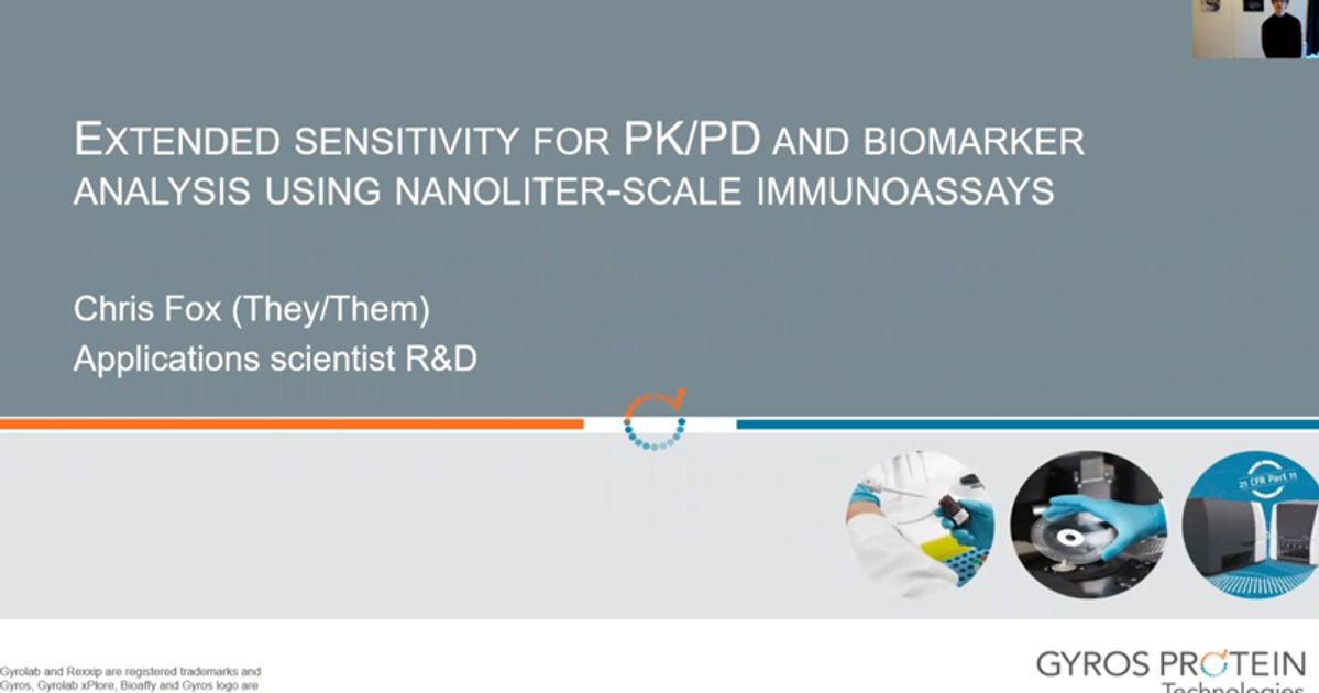 Extended sensitivity for PK/PD and biomarker analysis using nanoliter ...