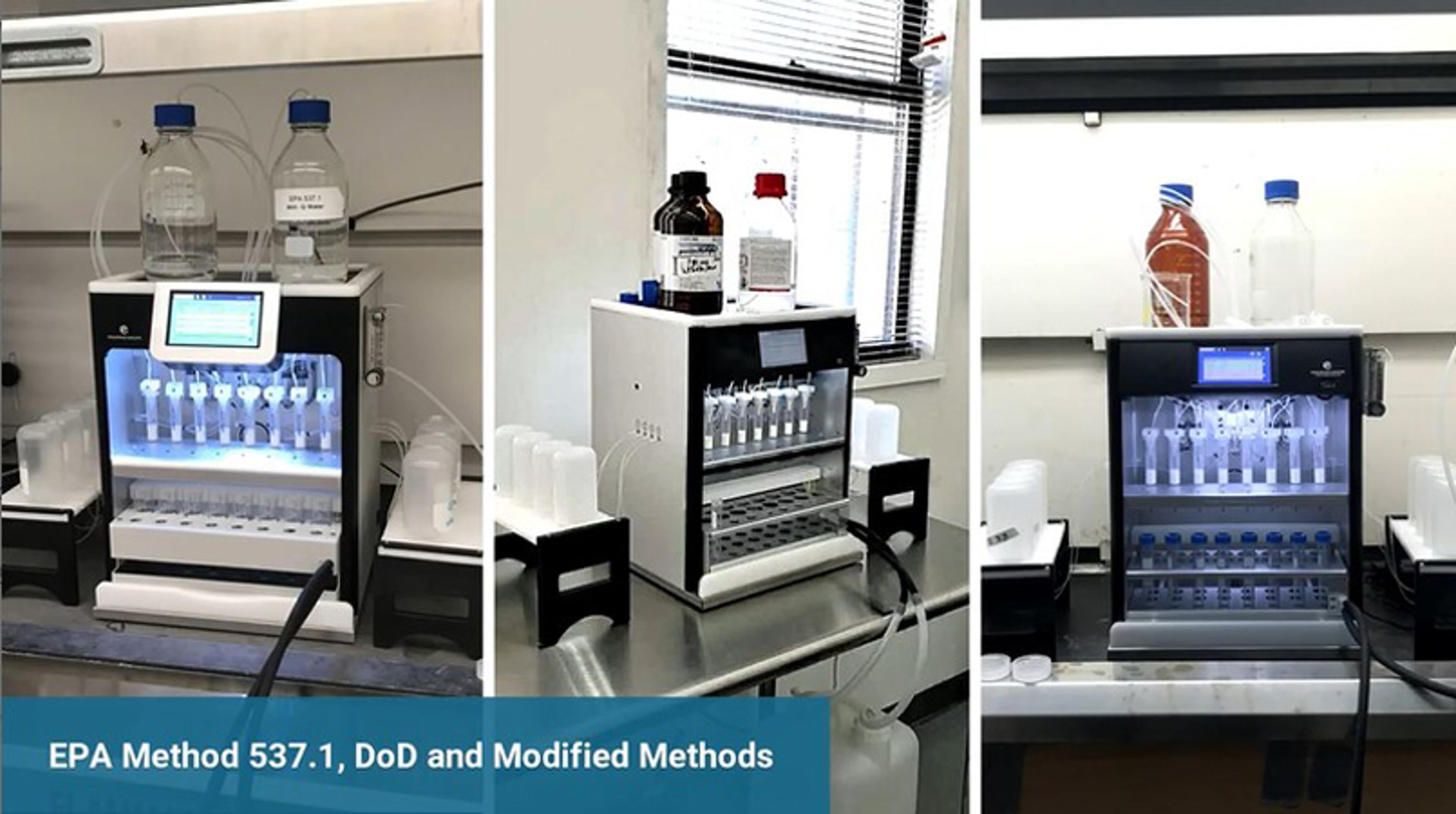 Fully automated solid phase extraction for PFAS with PromoChrom's SPE-03 Fully automated solid phase extraction for PFAS with PromoChrom's SPE-03