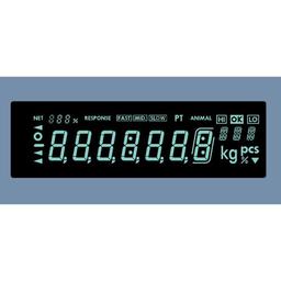 Clear & Large VFD Display