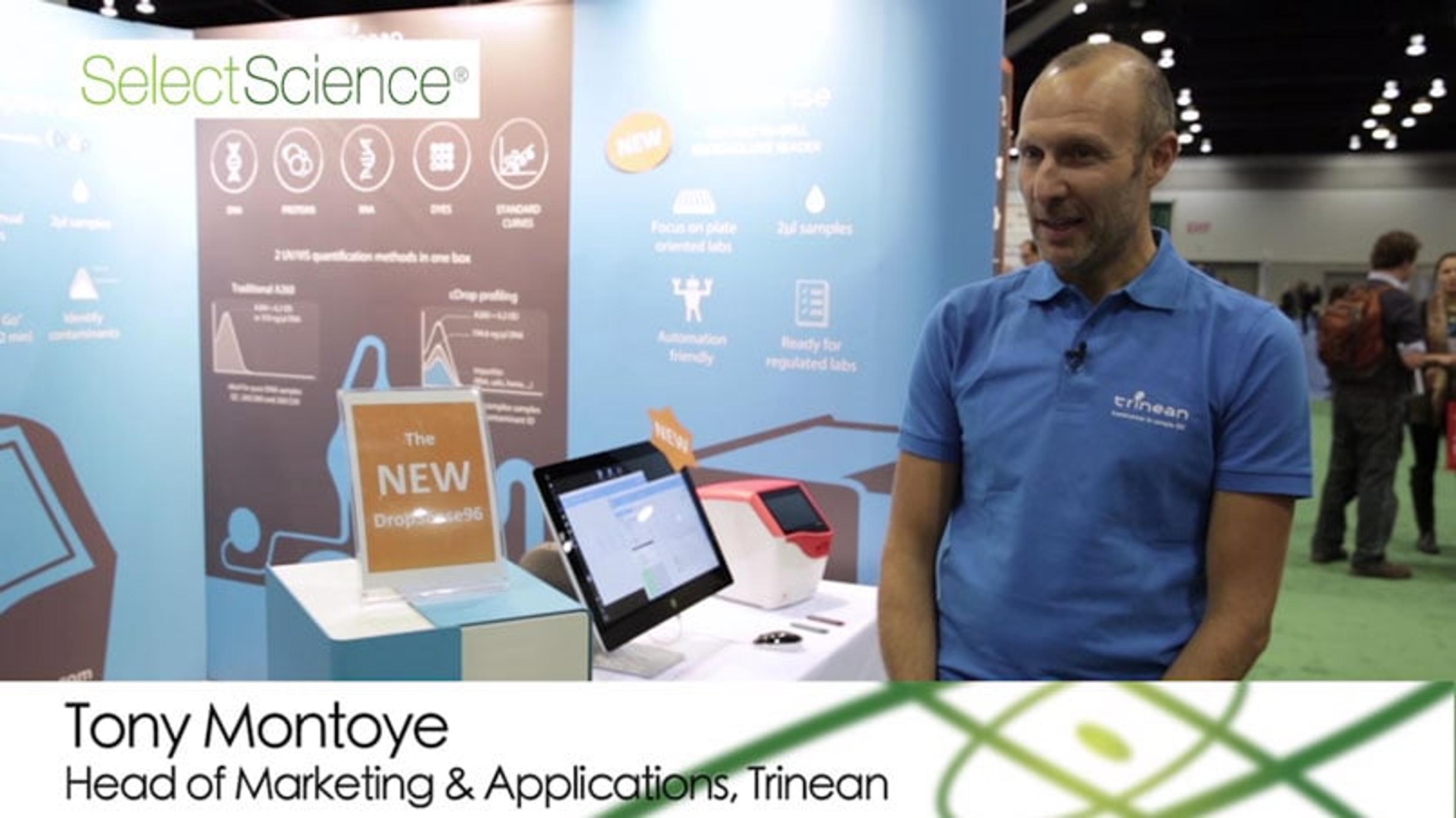 Next Generation Trinean DropSense96 Offers Simple & Fast Micro-Volume QC Next Generation Trinean DropSense96 Offers Simple & Fast Micro-Volume QC