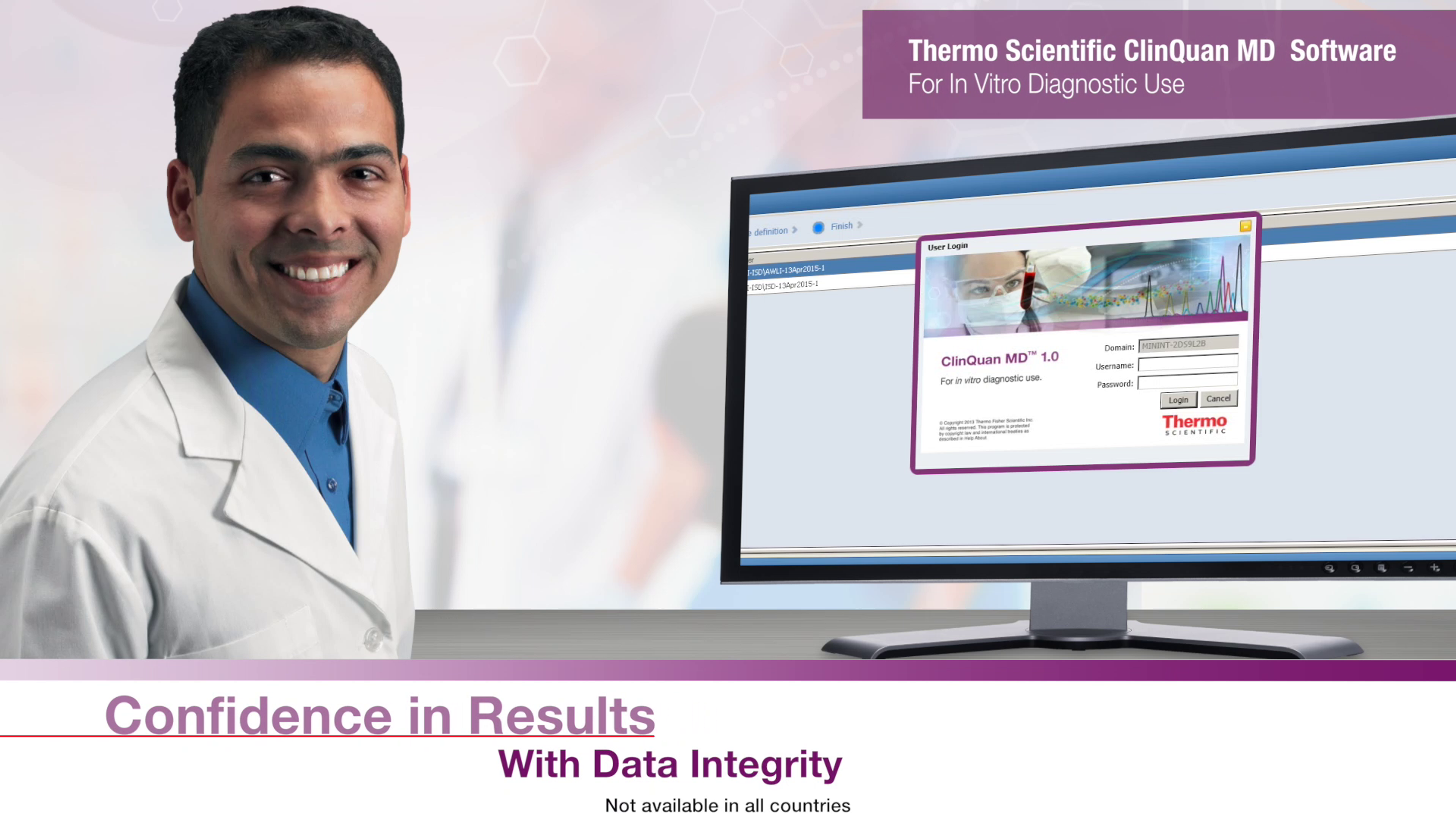 Obtain Clinical LC-MS Results More Easily, Quickly and with More Confidence with ClinQuan MD Obtain Clinical LC-MS Results More Easily, Quickly and with More Confidence with ClinQuan MD