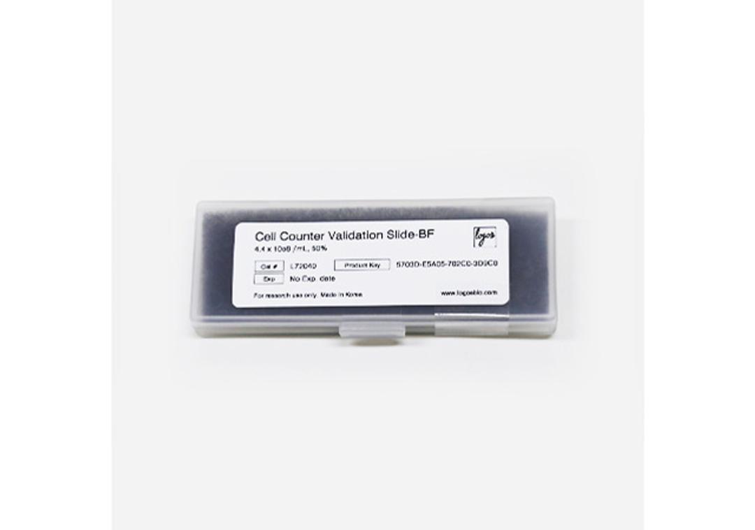 Fluoroscence validation slide