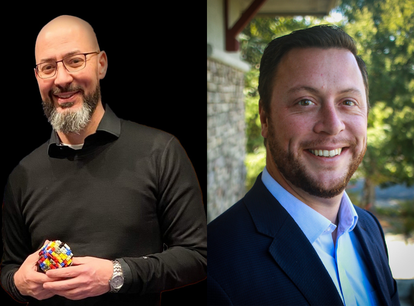 Prof. Jared K. Burks, Professor and Co-Director of the Flow Cytometry & Cellular Imaging Core Facility, Department of Leukemia, M.D. Anderson Cancer Center (left), and Brent Heller, Head of Sales for Tissue Diagnostics, Western North America, MilliporeSigma (right).