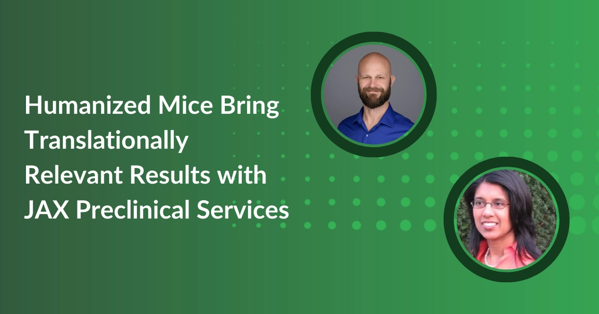 Humanized mice bring translationally relevant results with JAX