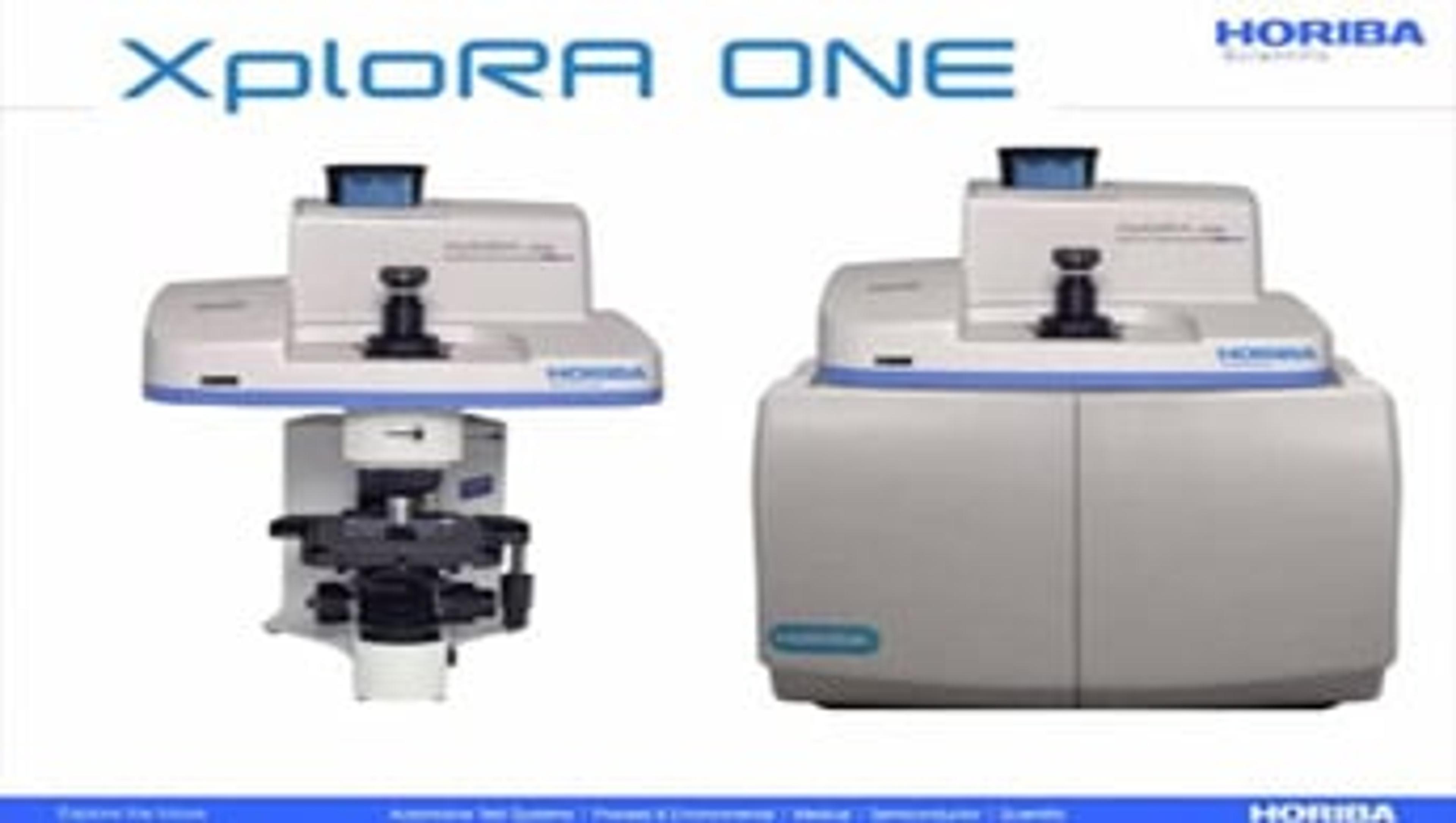 Horiba Scientific XploRA One: Streamline Your Raman Workflow Horiba Scientific XploRA One: Streamline Your Raman Workflow