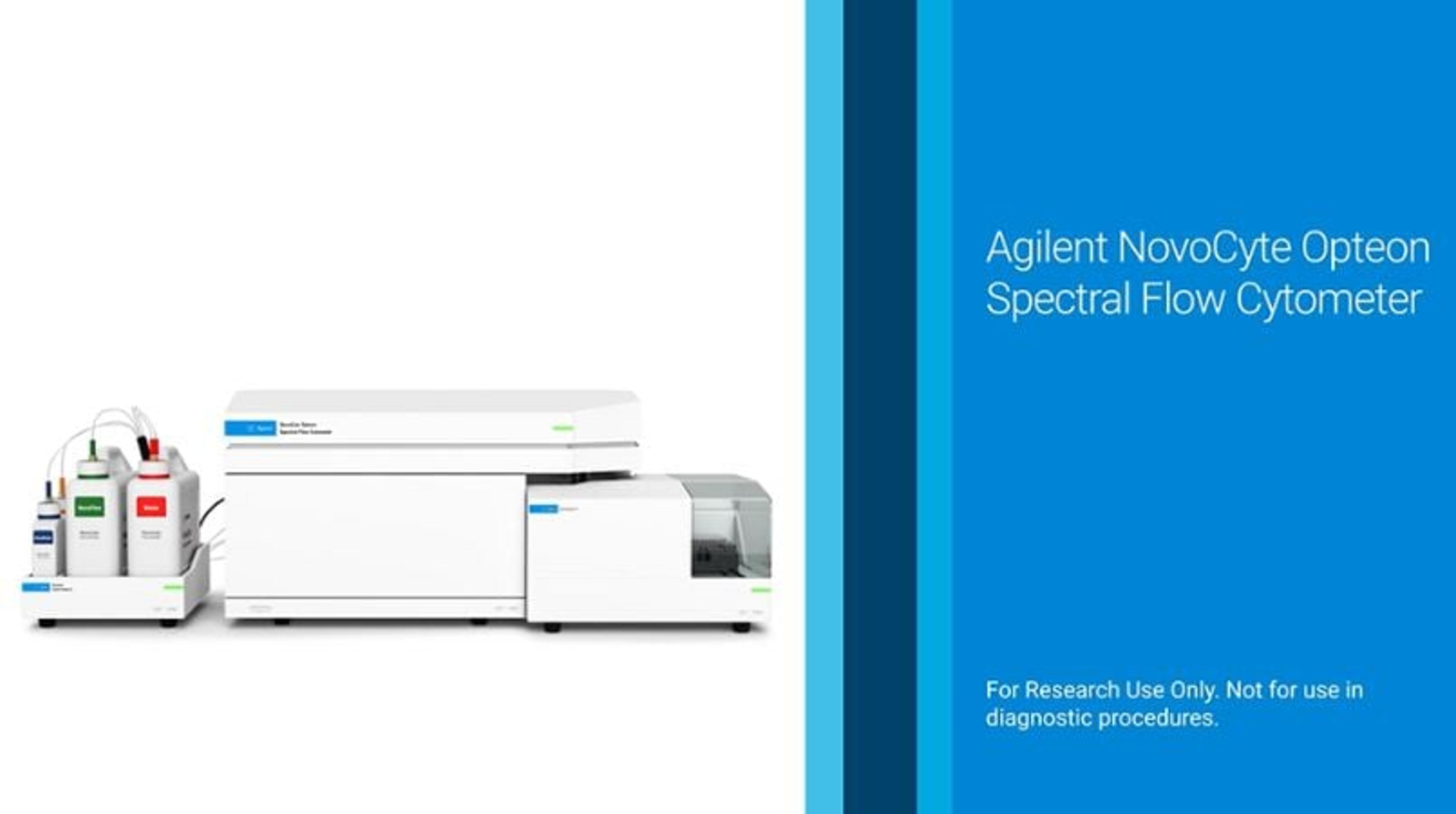 The NovoCyte Opteon spectral flow cytometer The NovoCyte Opteon spectral flow cytometer