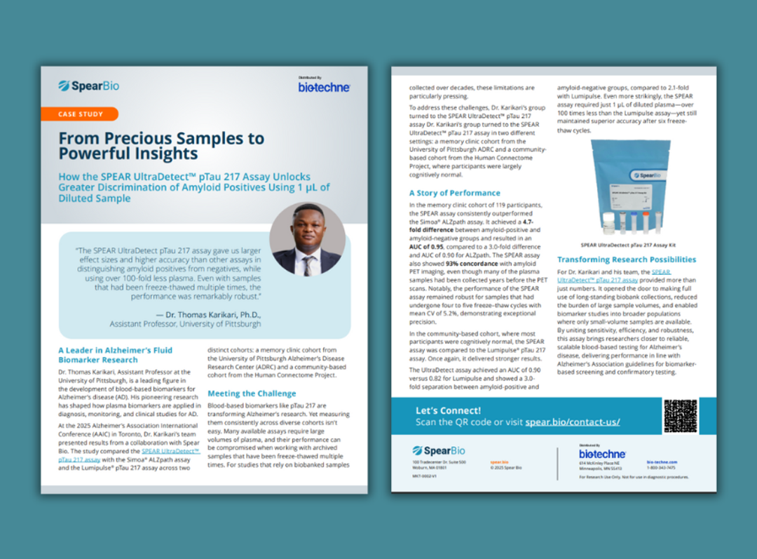 Advancing Alzheimer’s biomarker research with pTau 217 assay